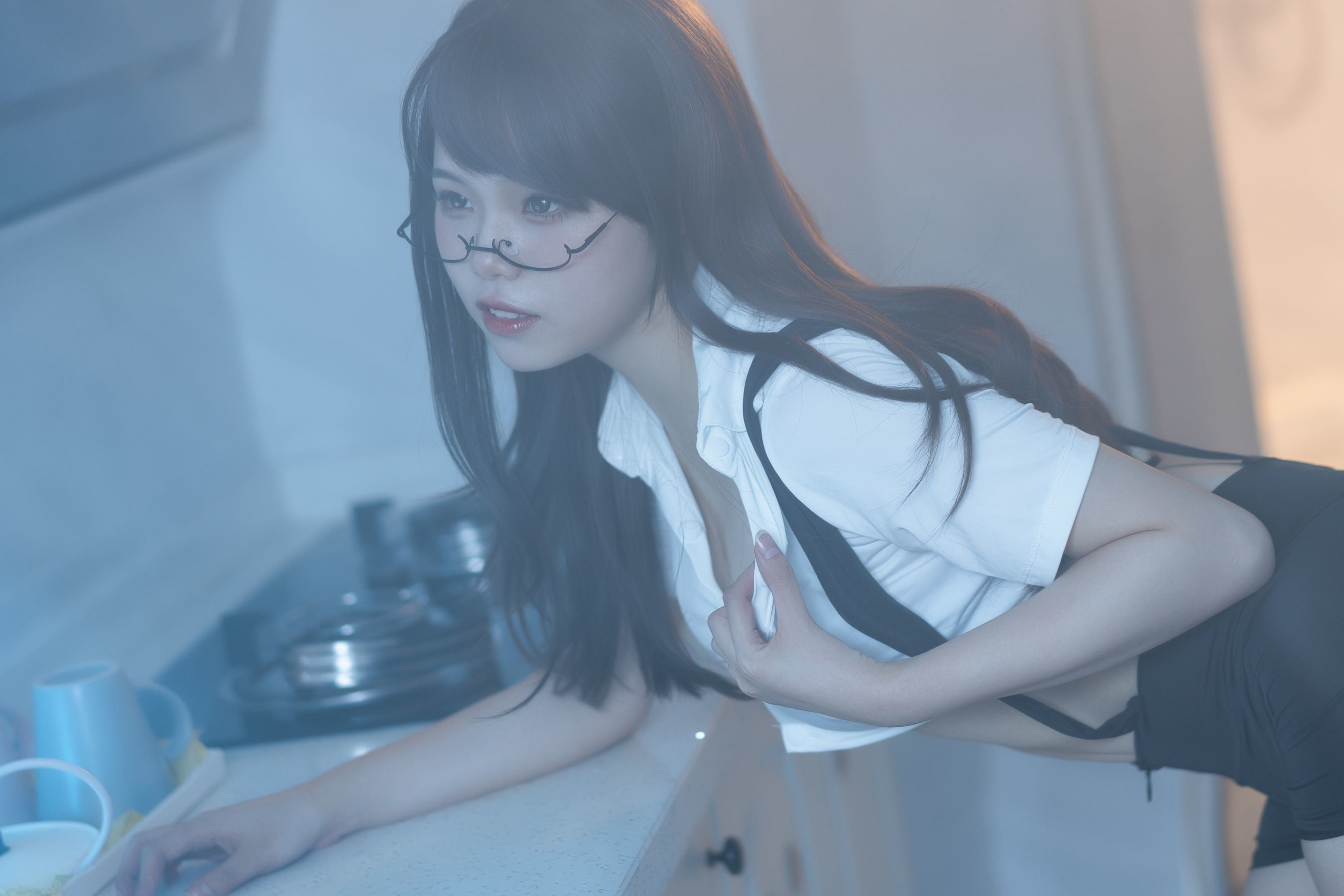[Cosplay] 七月喵子 - 眼镜娘1号