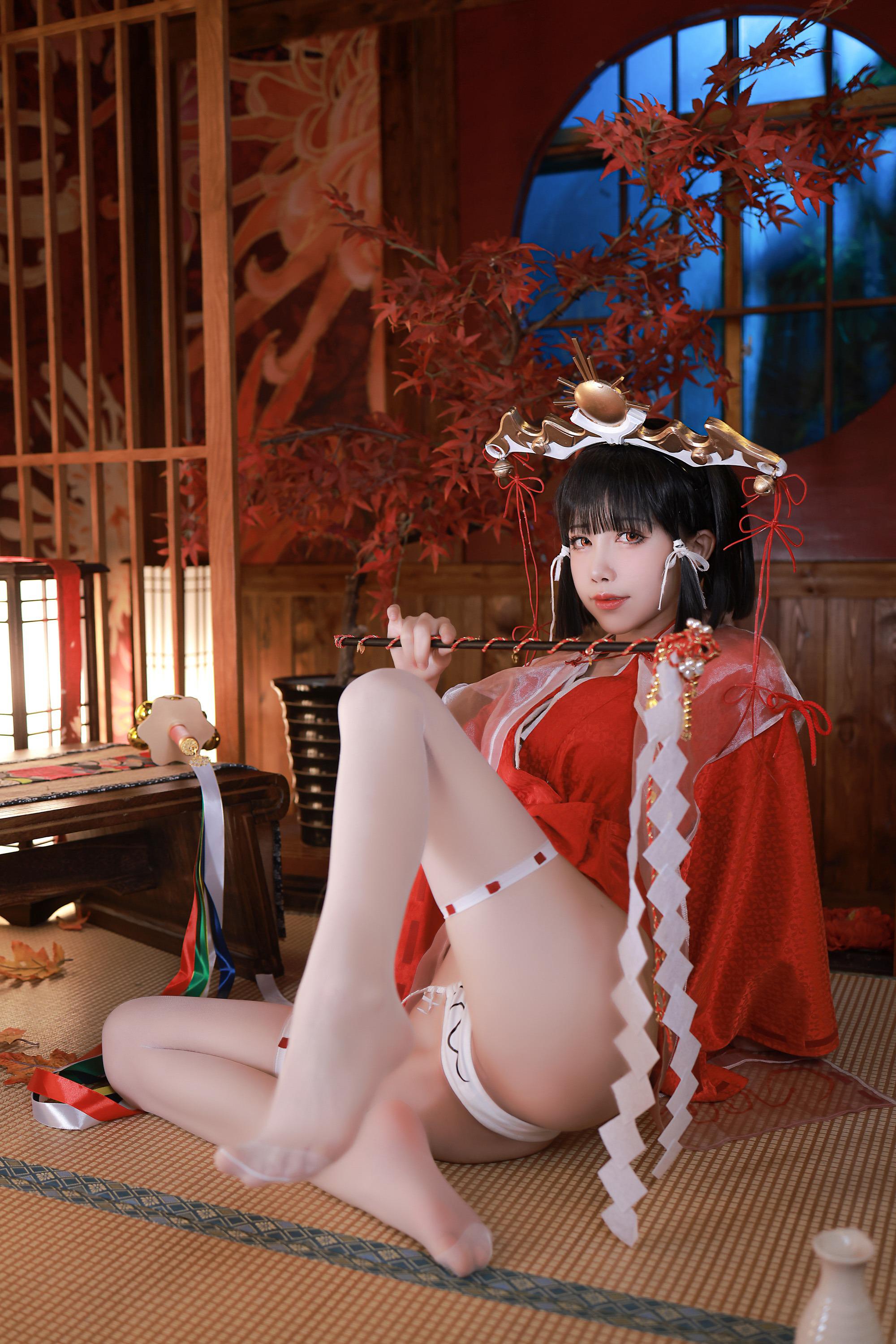 水淼アクア - 黒獣輝夜巫女 [98p