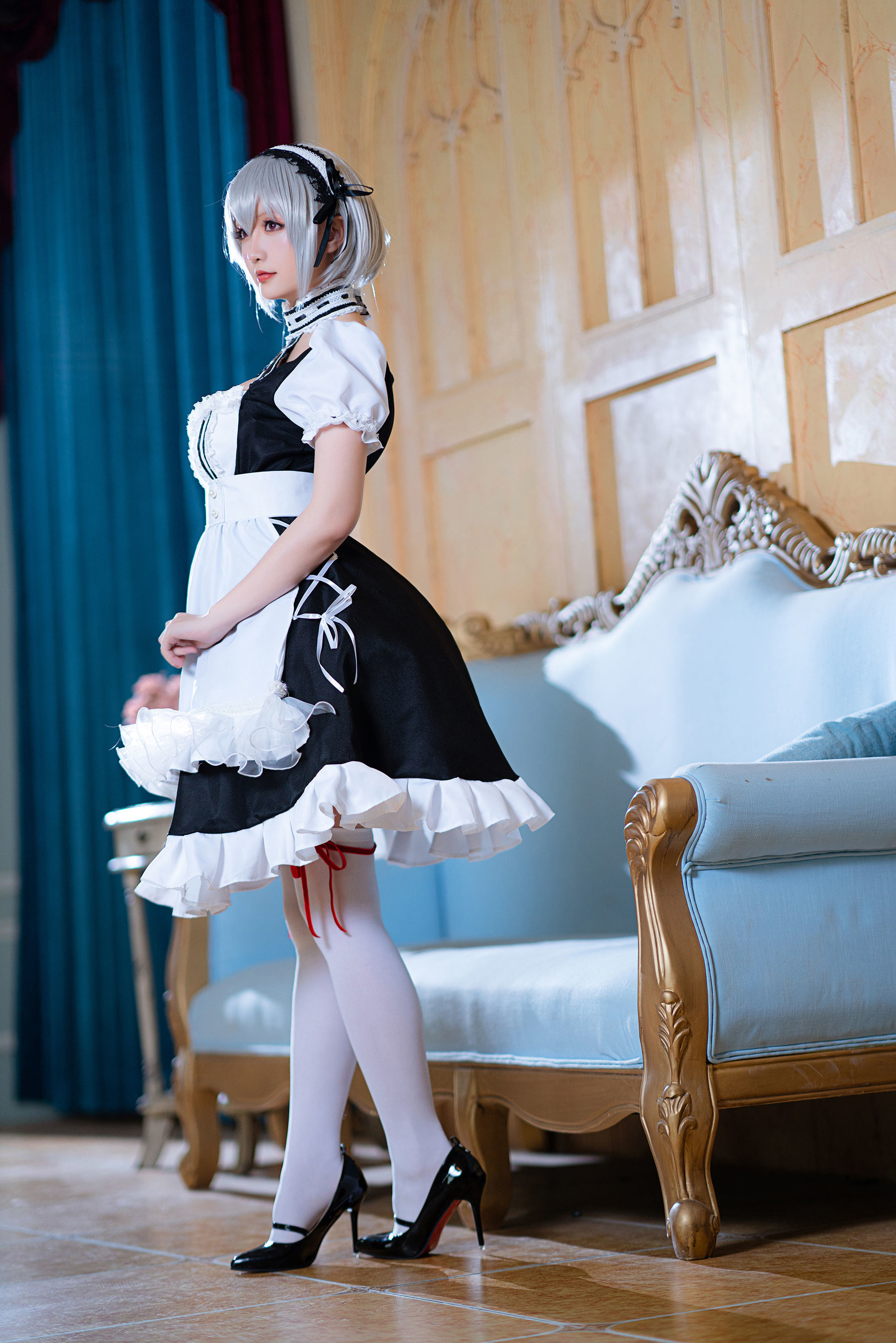 คอสฟู๋ลี่] Coser小姐姐ดาวแห่งชิชิ - R-Maid《ดาวเซอร์เรียส》