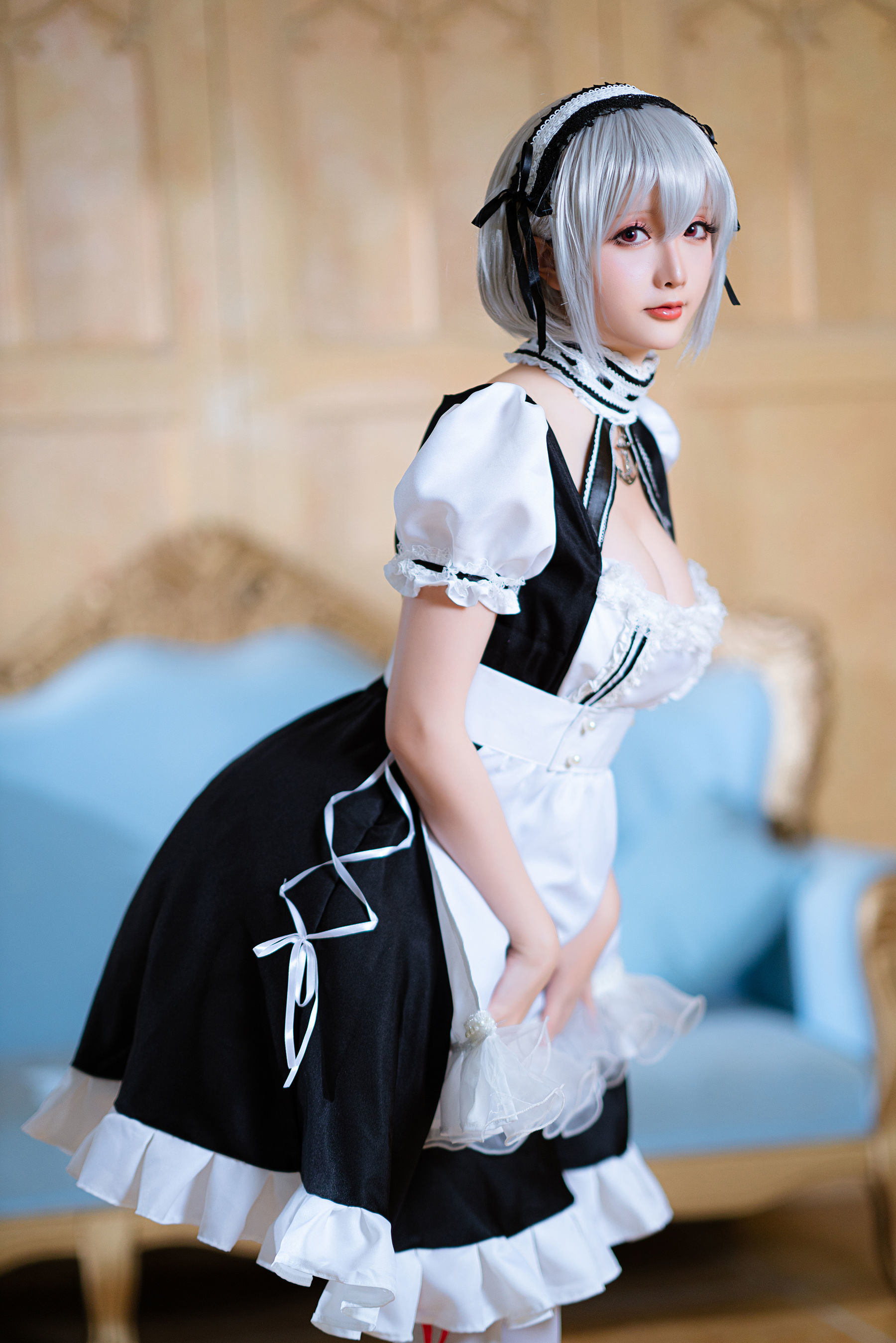 คอสฟู๋ลี่] Coser小姐姐ดาวแห่งชิชิ - R-Maid《ดาวเซอร์เรียส》
