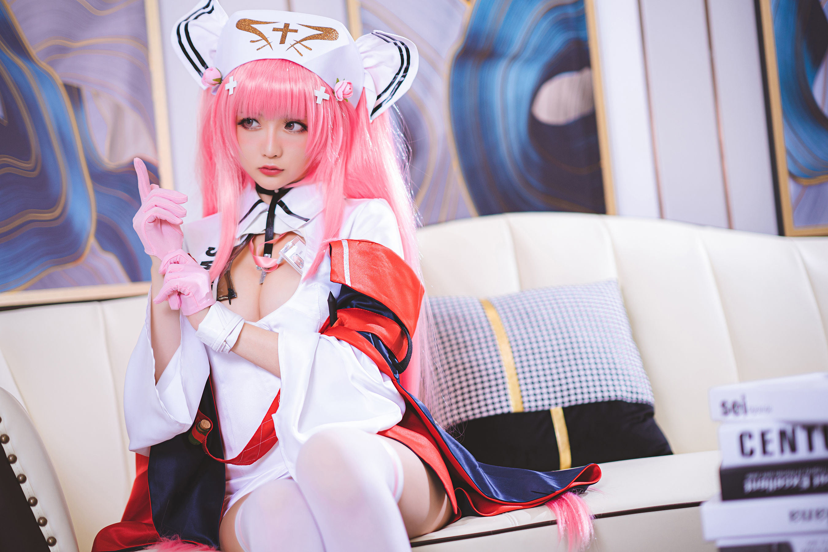 คอสฟู๋ลี่] Coser小姐姐ดาวช้า - R-Maid《อิงเซียนจั่ว หูซือ》