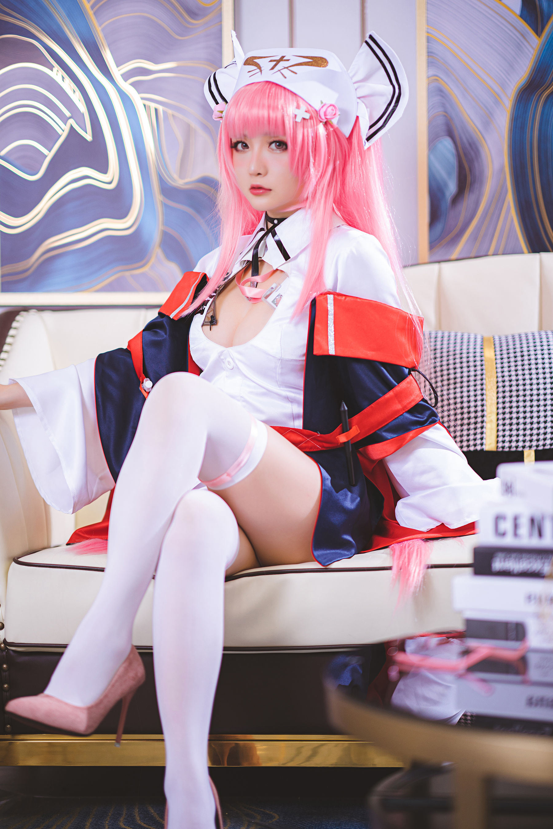 คอสฟู๋ลี่] Coser小姐姐ดาวช้า - R-Maid《อิงเซียนจั่ว หูซือ》