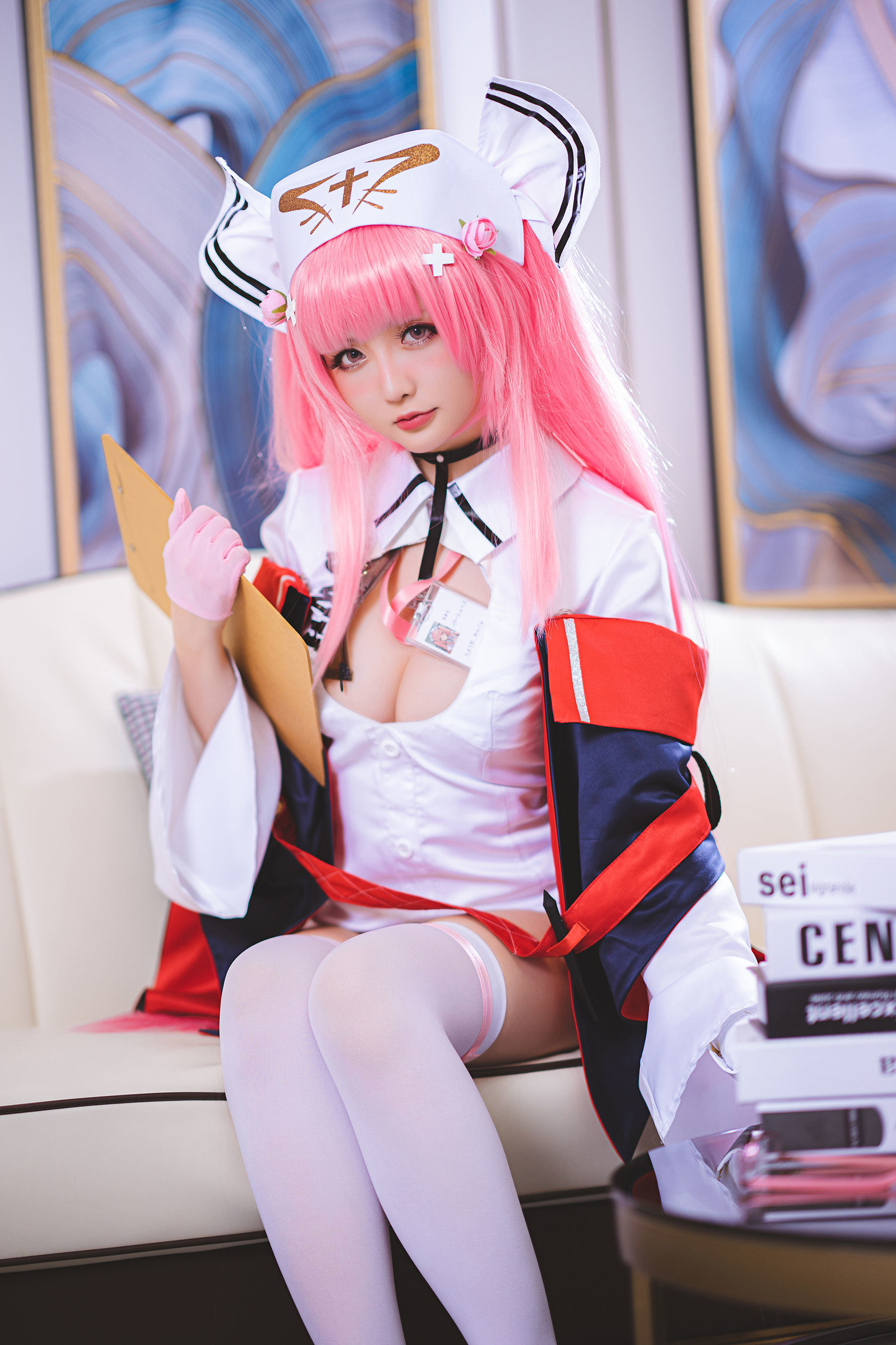 คอสฟู๋ลี่] Coser小姐姐ดาวช้า - R-Maid《อิงเซียนจั่ว หูซือ》
