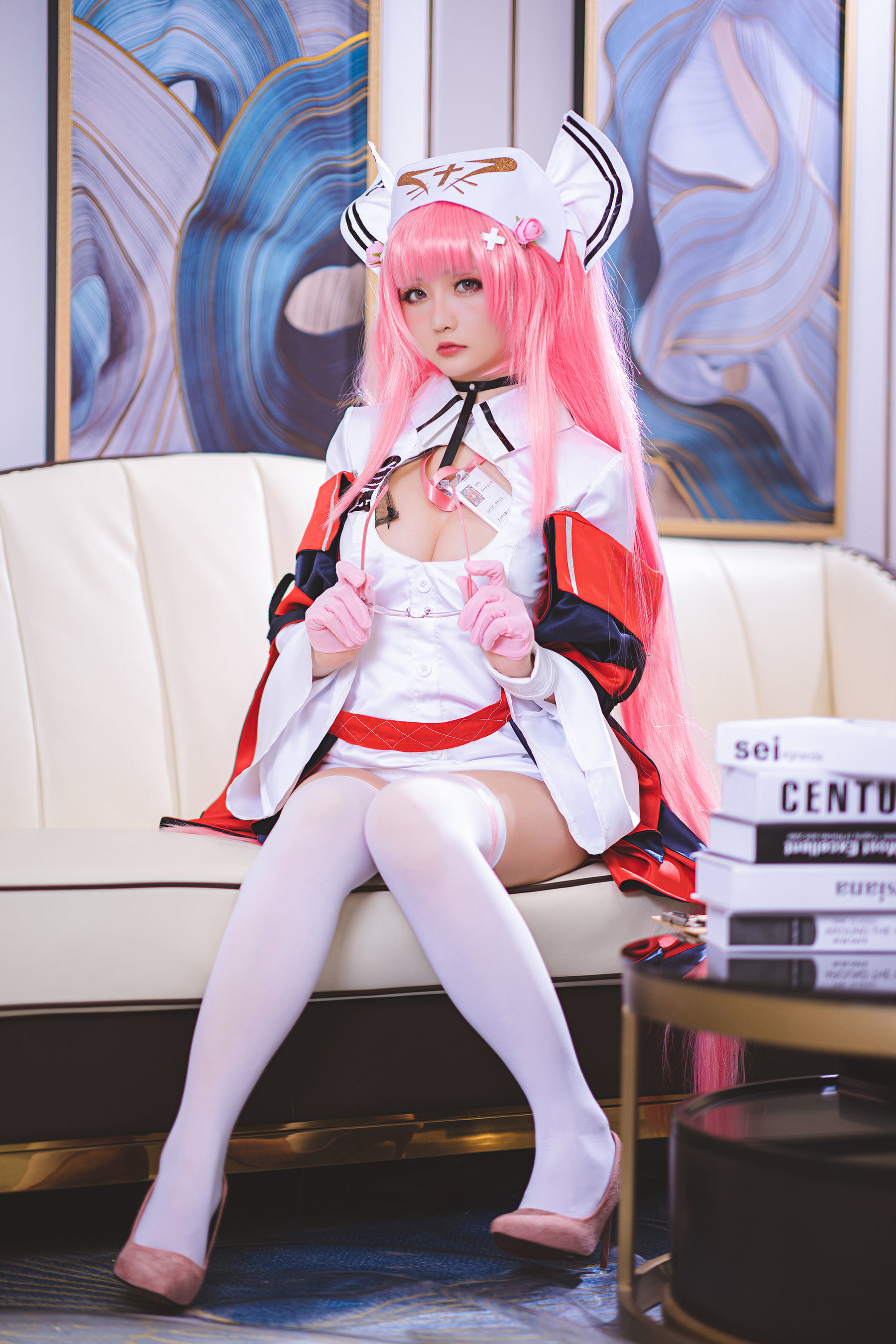คอสฟู๋ลี่] Coser小姐姐ดาวช้า - R-Maid《อิงเซียนจั่ว หูซือ》