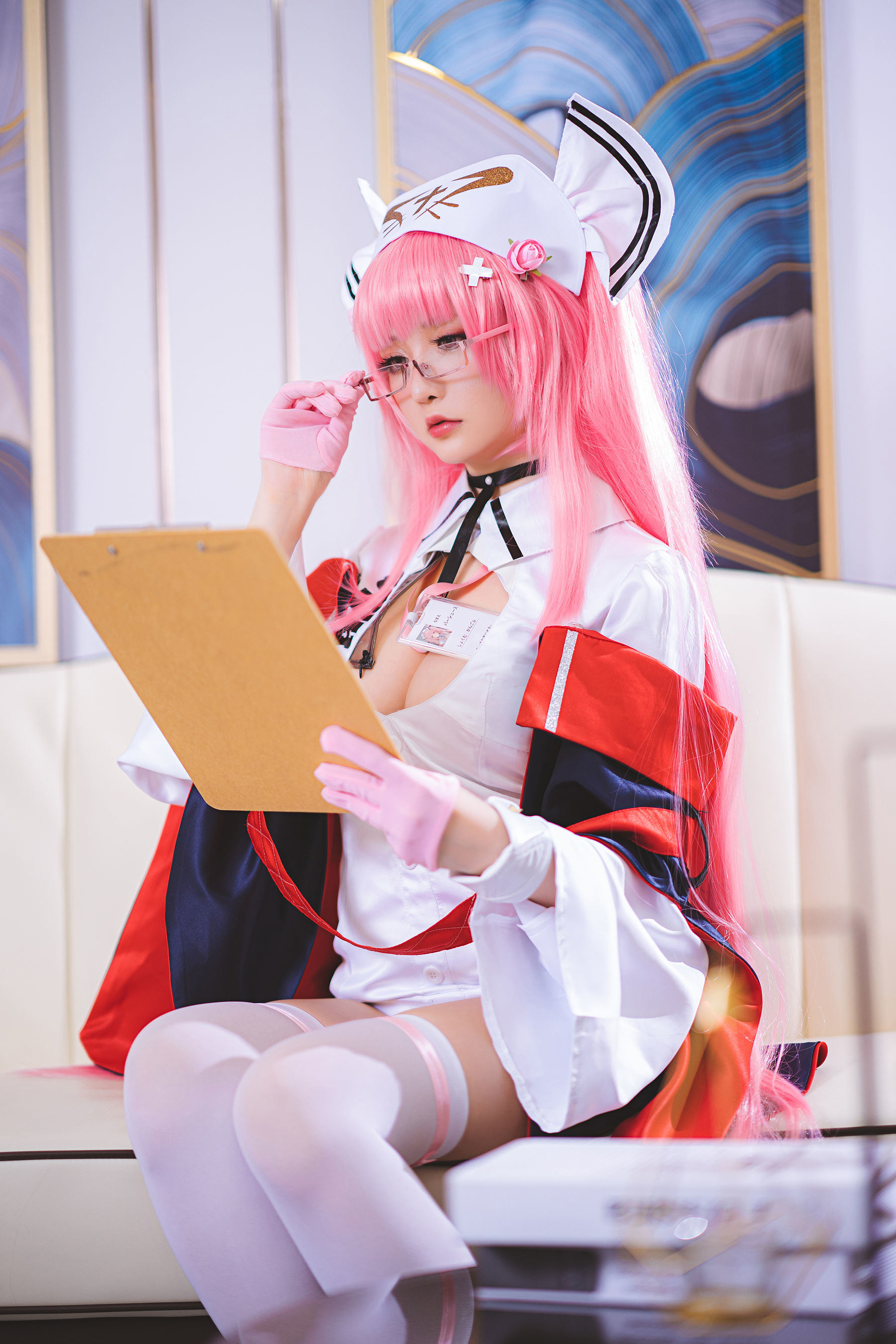 คอสฟู๋ลี่] Coser小姐姐ดาวช้า - R-Maid《อิงเซียนจั่ว หูซือ》