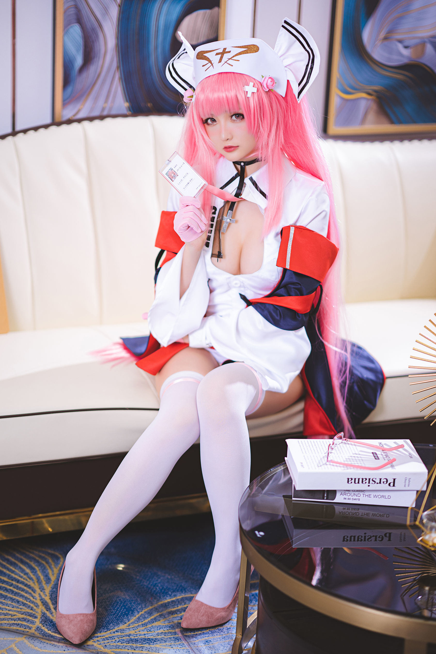 คอสฟู๋ลี่] Coser小姐姐ดาวช้า - R-Maid《อิงเซียนจั่ว หูซือ》