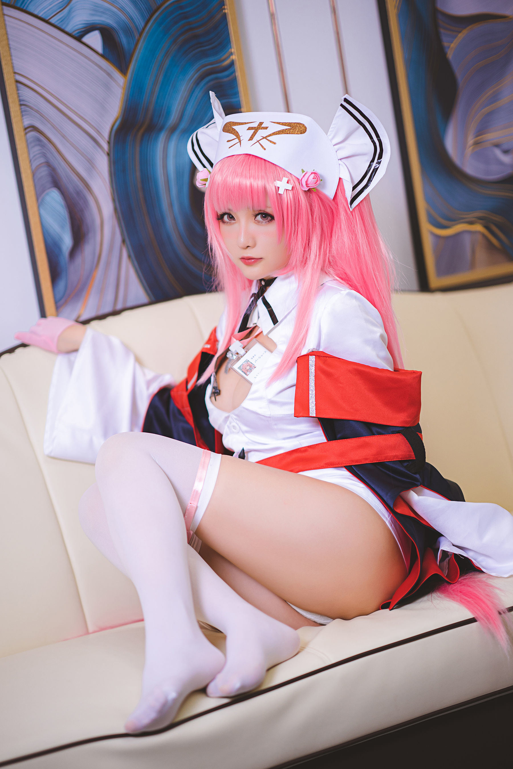คอสฟู๋ลี่] Coser小姐姐ดาวช้า - R-Maid《อิงเซียนจั่ว หูซือ》