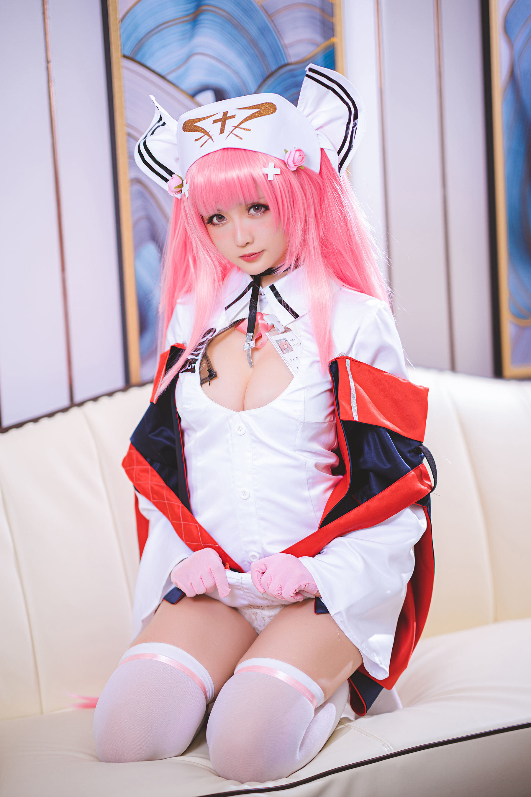 คอสฟู๋ลี่] Coser小姐姐ดาวช้า - R-Maid《อิงเซียนจั่ว หูซือ》
