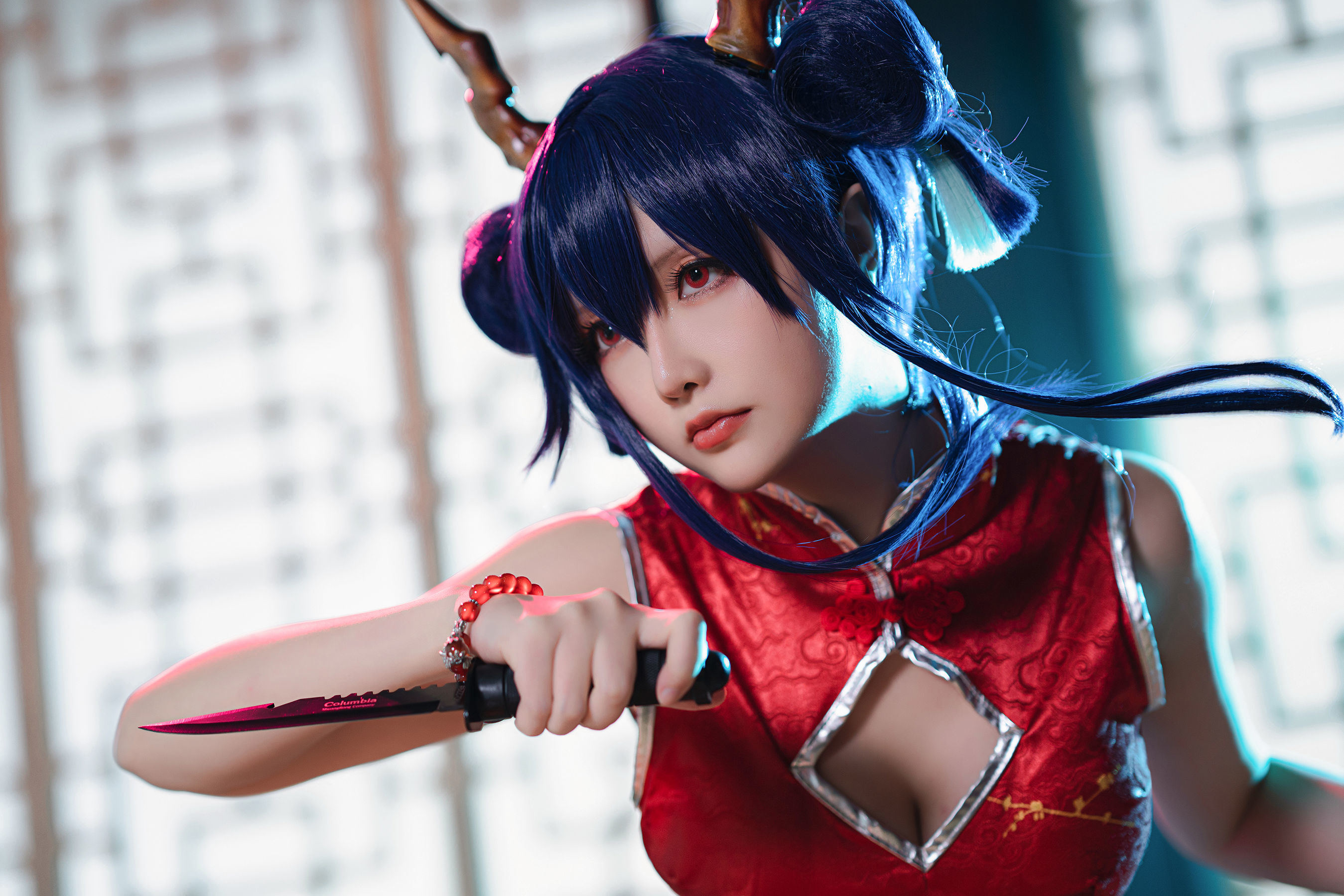 コスプレ特典] コサーお姉さん ホシノチチ - アークナイツ《チェン》