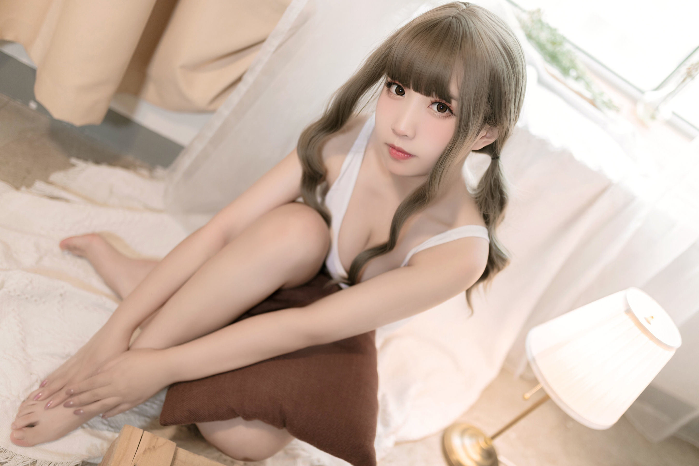 COS福利] アニメブロガー 猫田聖奈奈 - 白色死庫水