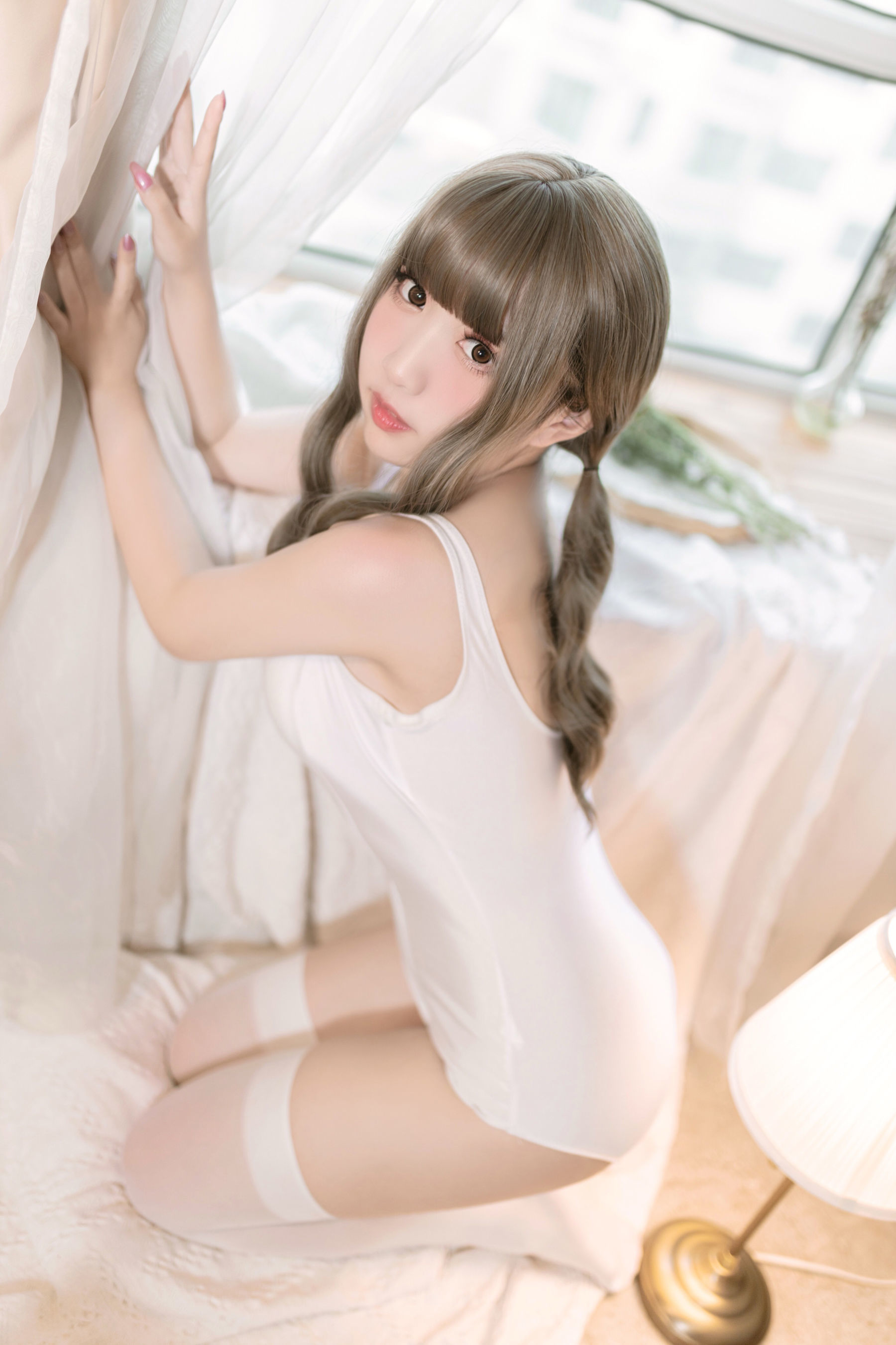 COS福利] アニメブロガー 猫田聖奈奈 - 白色死庫水