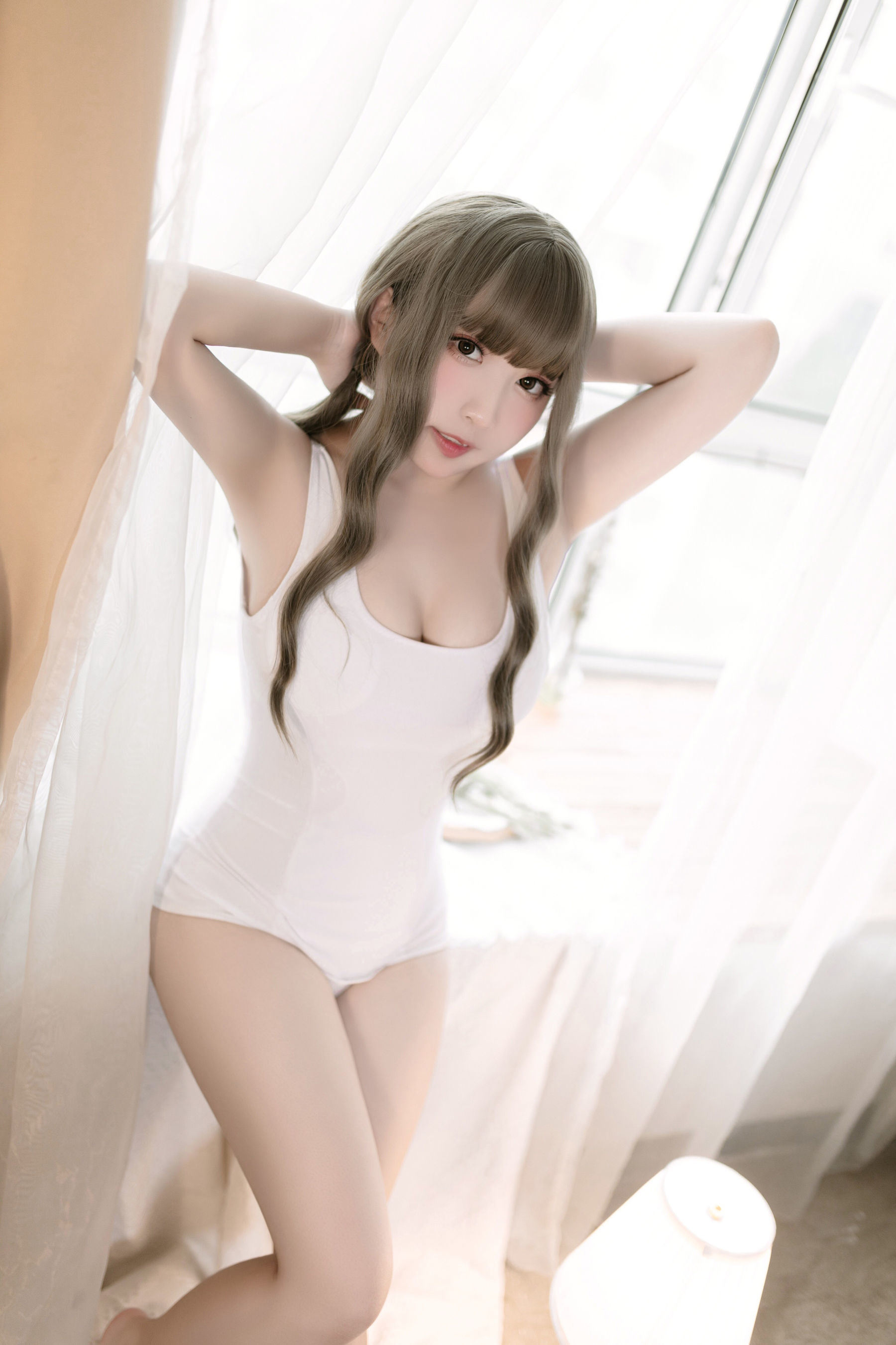 COS福利] アニメブロガー 猫田聖奈奈 - 白色死庫水