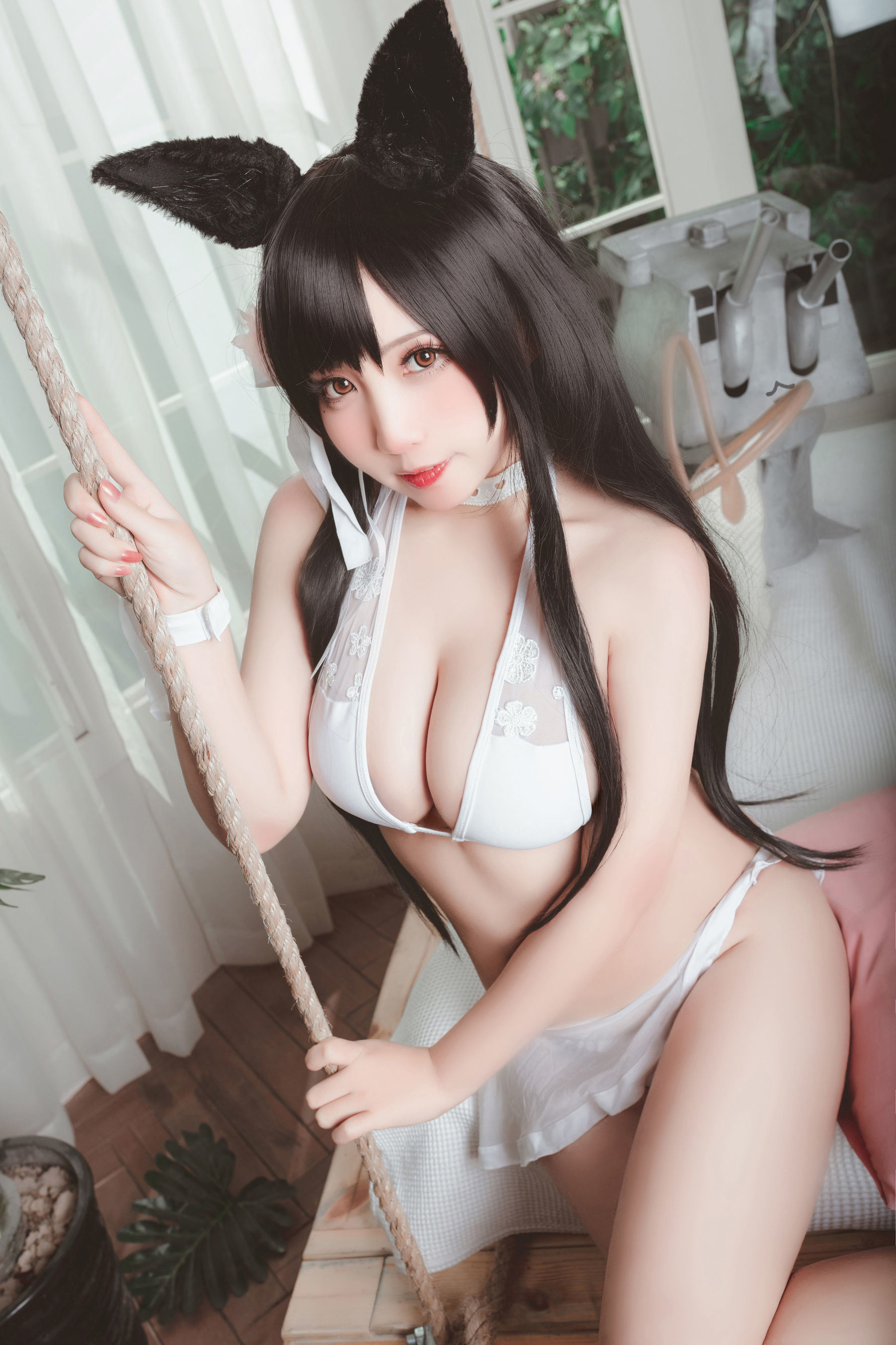 COS ฟูหลี่] บล็อกเกอร์การ์ตูน เนโกตะ เซย์นะ นะนะ - เอ๋อตั่ง ชุดว่ายน้ำ ฤดูร้อนสุด เพลงเดินสวน
