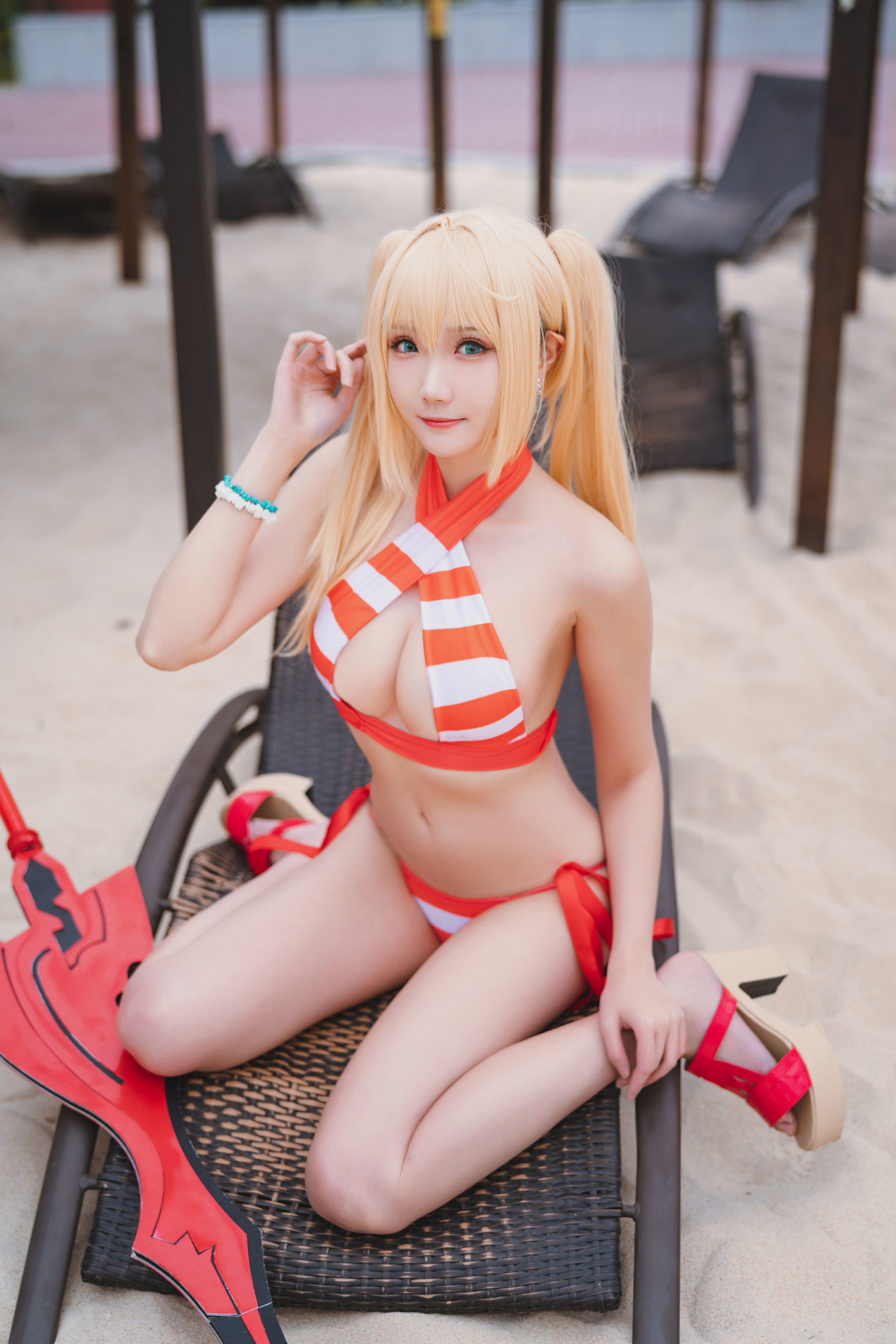 コスプレ特典] コスプレイヤー グアシチャン 特典 - ネロ水着