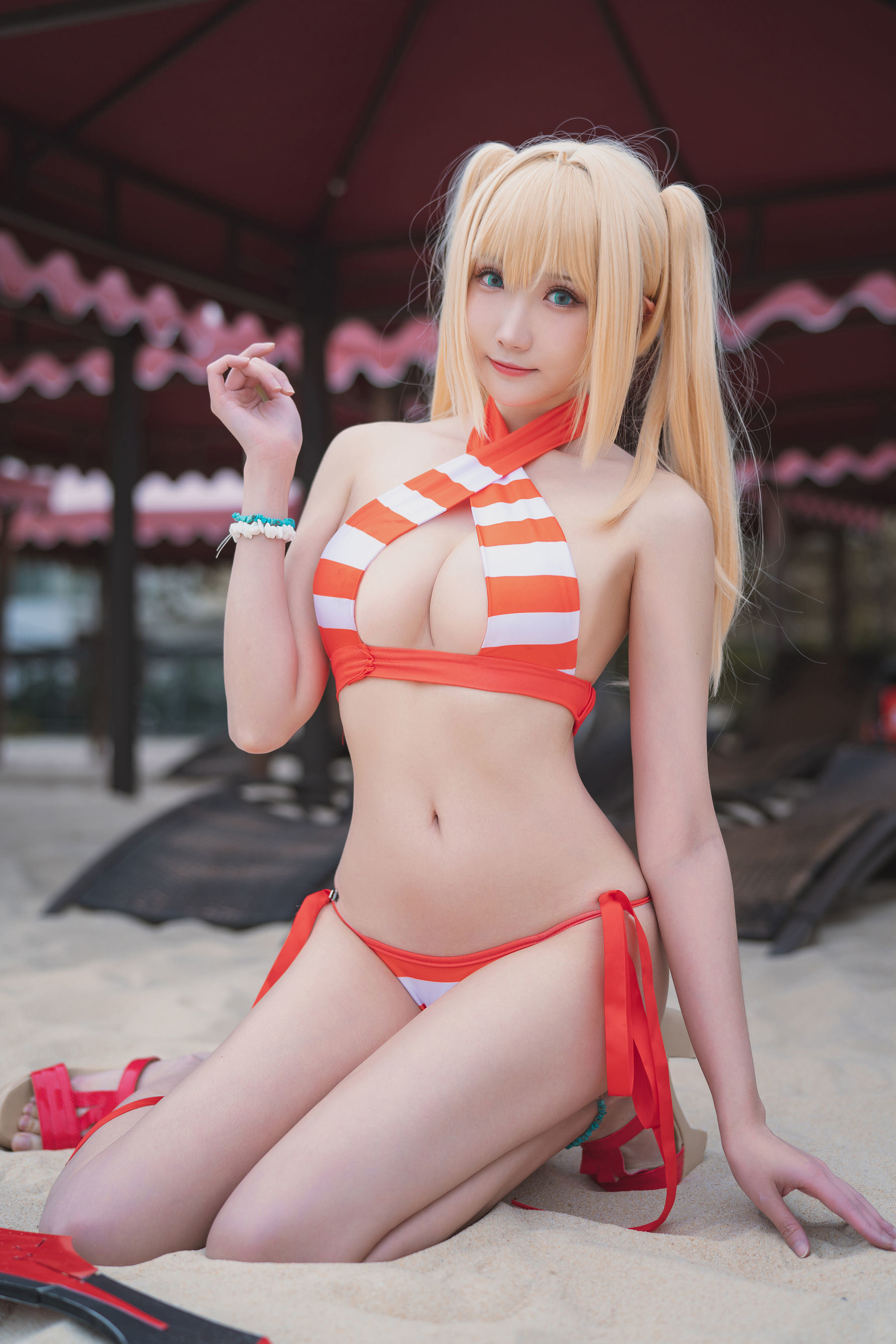 コスプレ特典] コスプレイヤー グアシチャン 特典 - ネロ水着
