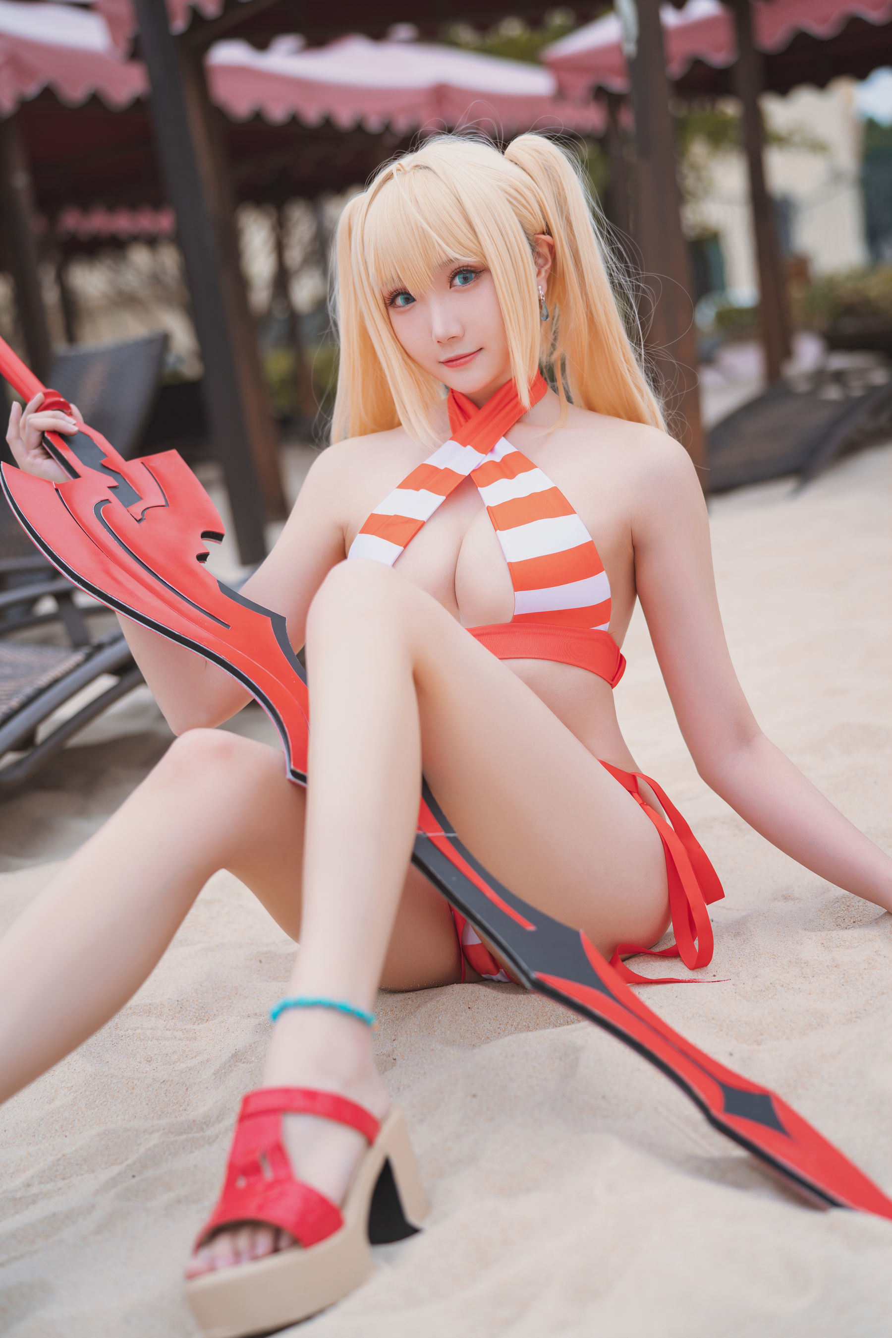 コスプレ特典] コスプレイヤー グアシチャン 特典 - ネロ水着