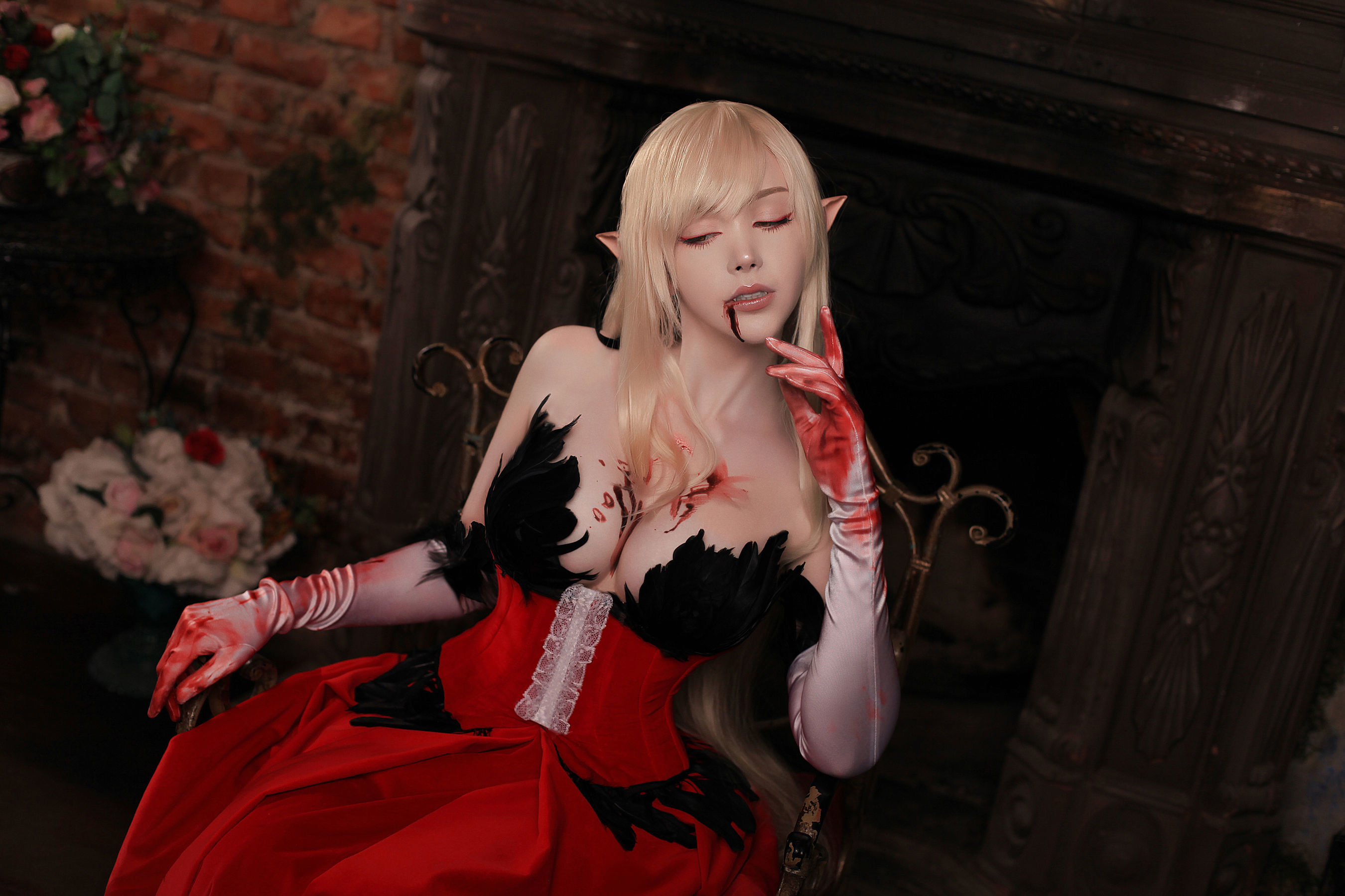 COSเพลย์ ฟูหลี่] สาวสวยต่างชาติ SayaTheFox - โอชิโนะ ชิโนบุ