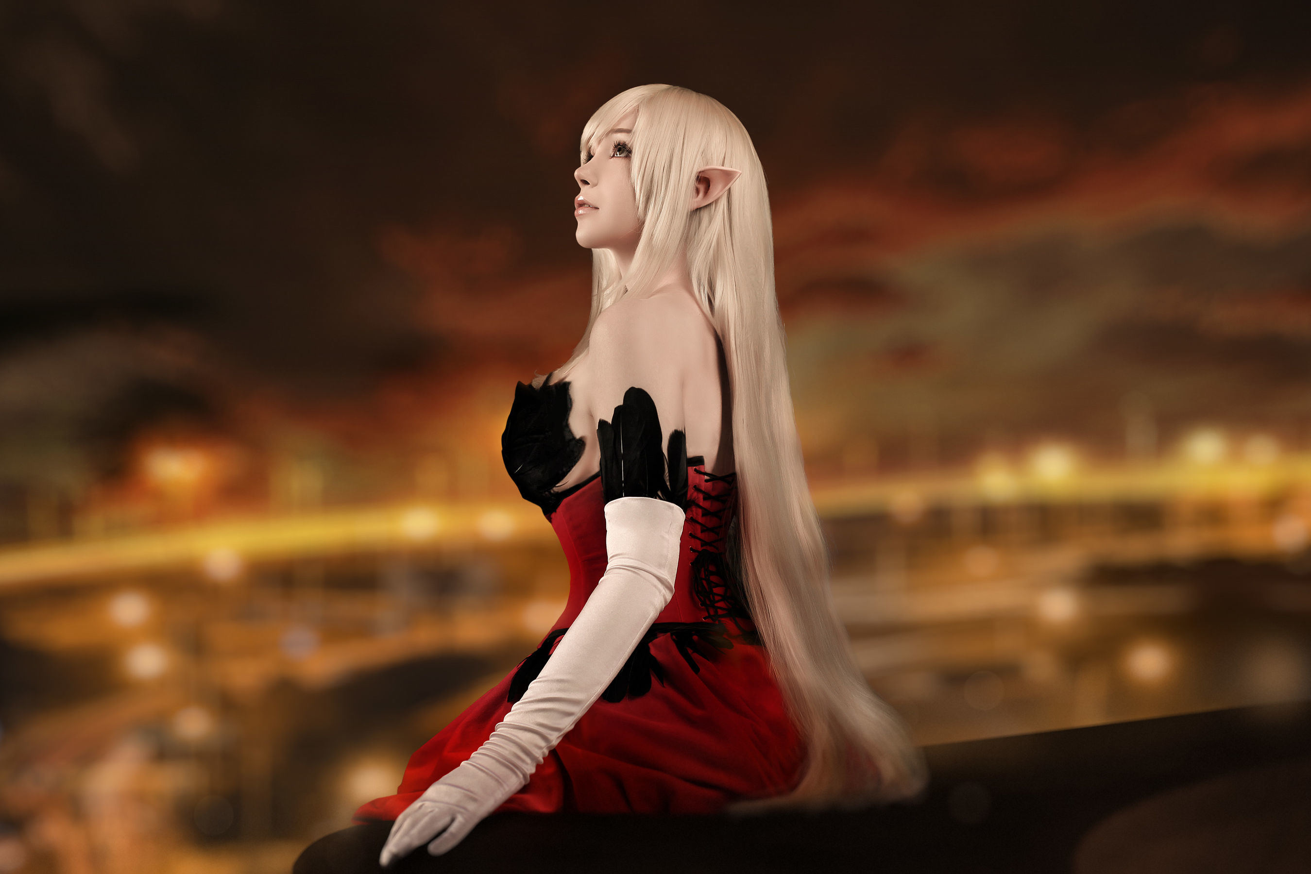COSเพลย์ ฟูหลี่] สาวสวยต่างชาติ SayaTheFox - โอชิโนะ ชิโนบุ