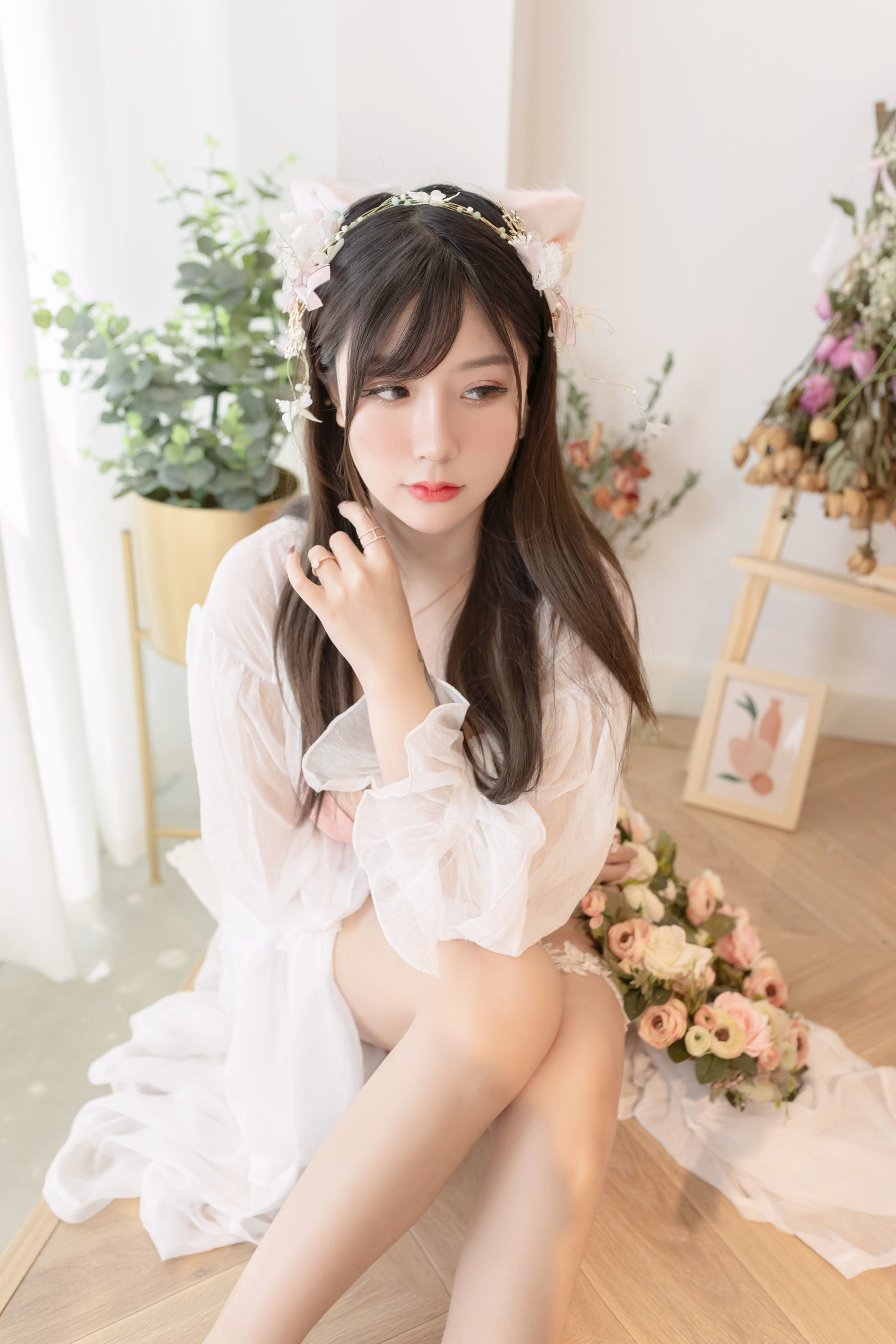 [COS福利] 巨乳猫九酱Sakura - 花の贰拾歲