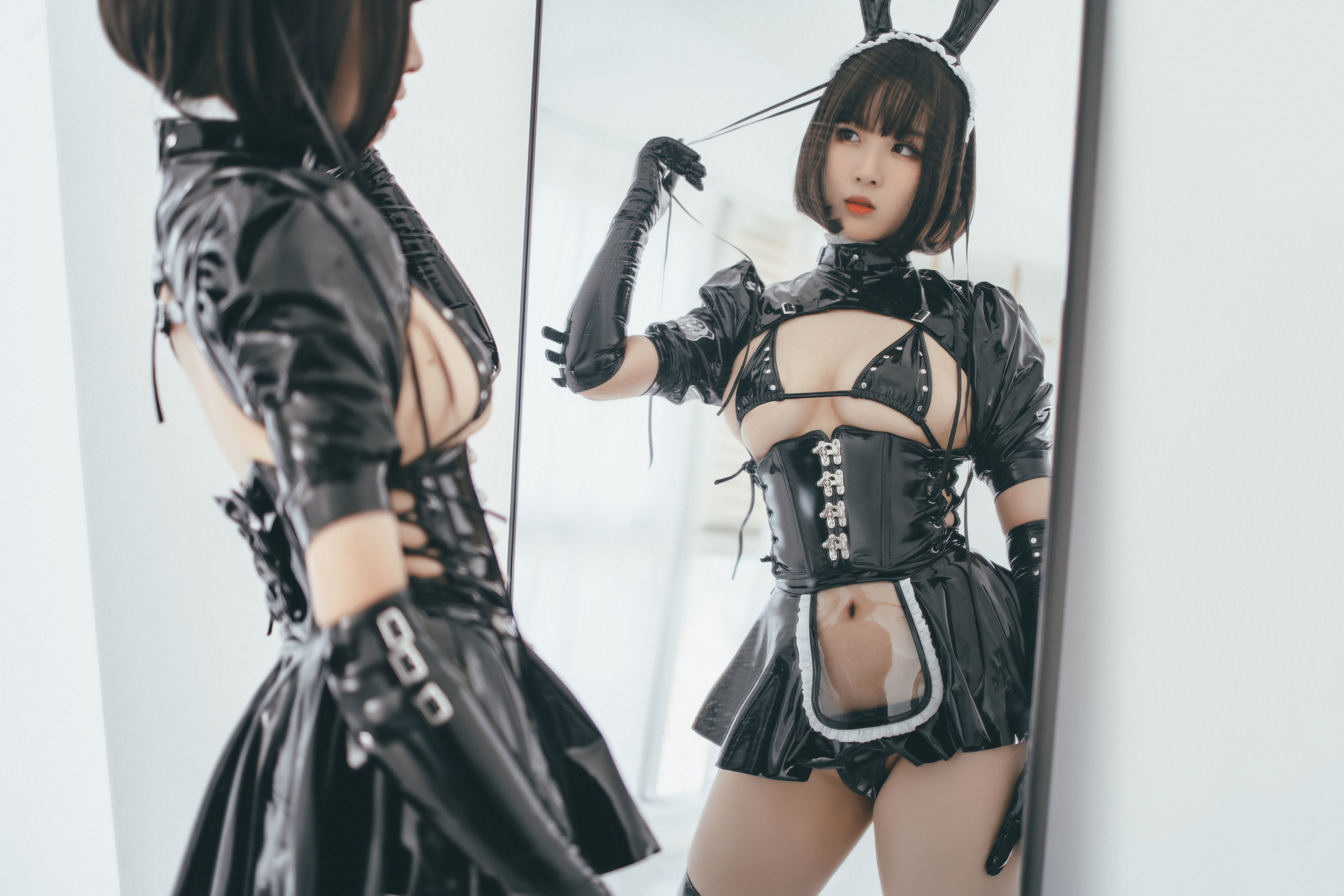 コスプレ福利] センショウ先輩 - バニーガールメイド