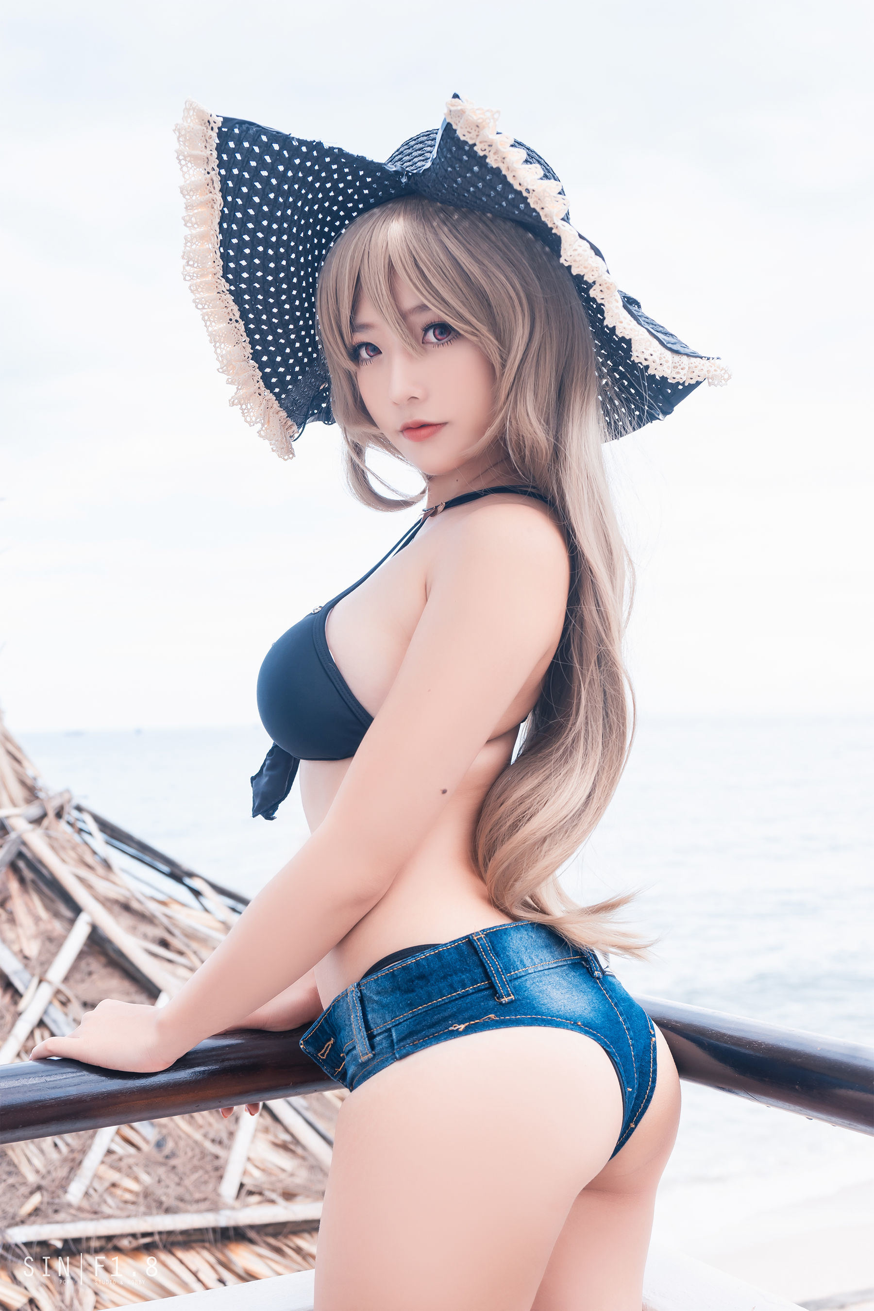 COSฟูหลี่] Messie Huang - Jean Bart ชุดว่ายน้ำ