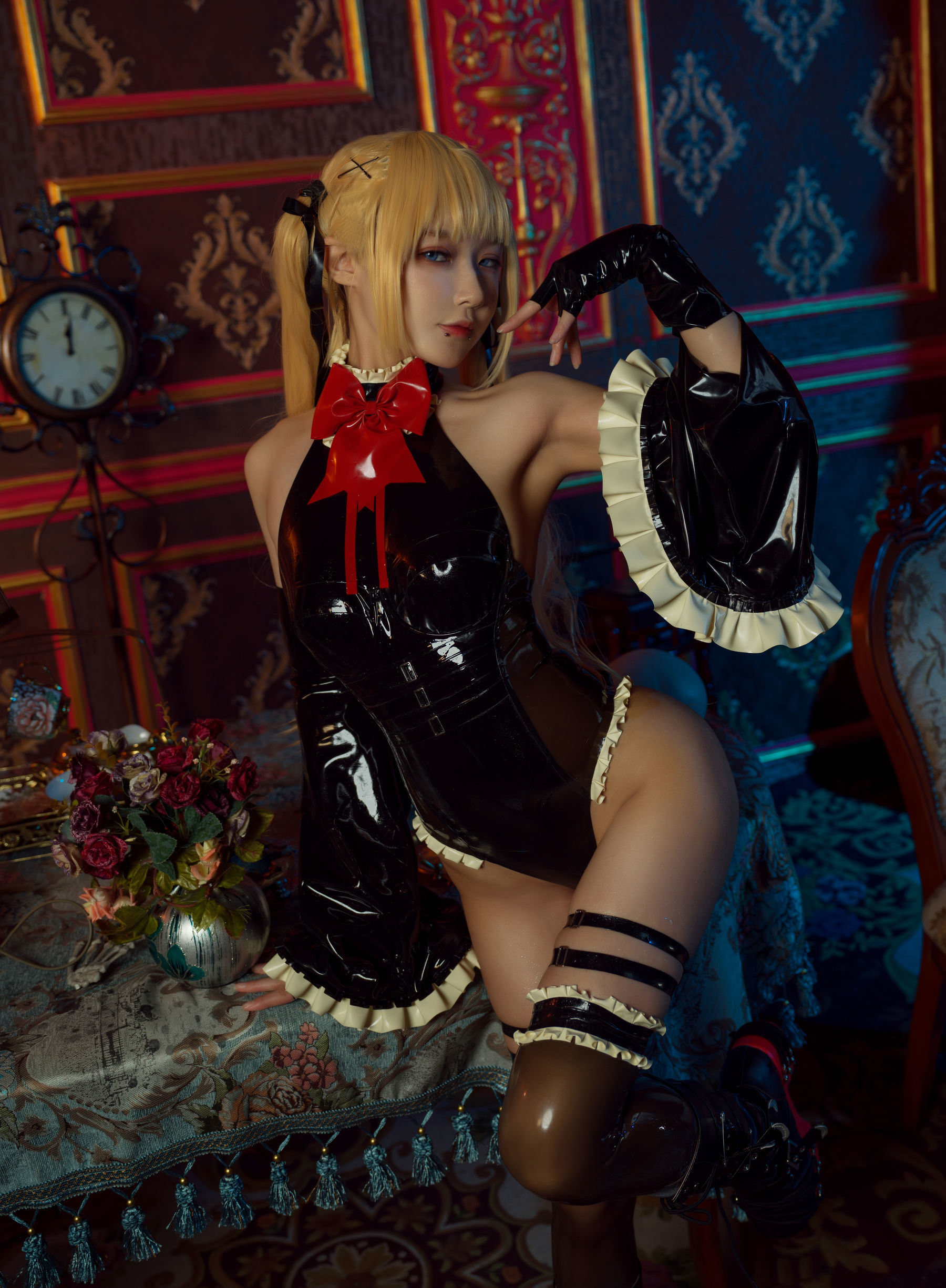 เน็ตไอดอล COSER 写真] บล็อกเกอร์อนิเมะ อาเปา ก็เป็น สาวกระต่าย - อาเปา แมรีโรส ชุดยาง