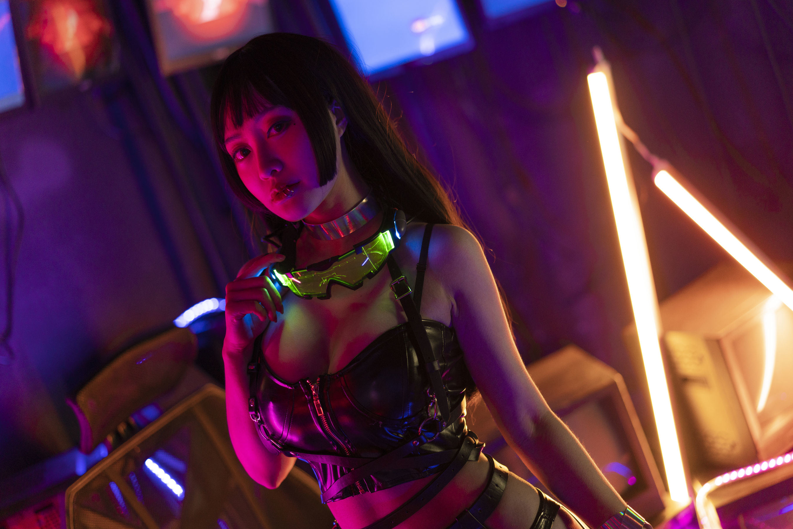 ネット紅のコスプレイヤー写真] アニメブロガー 尾を脱ぐ Mizuki - サイバーパンク
