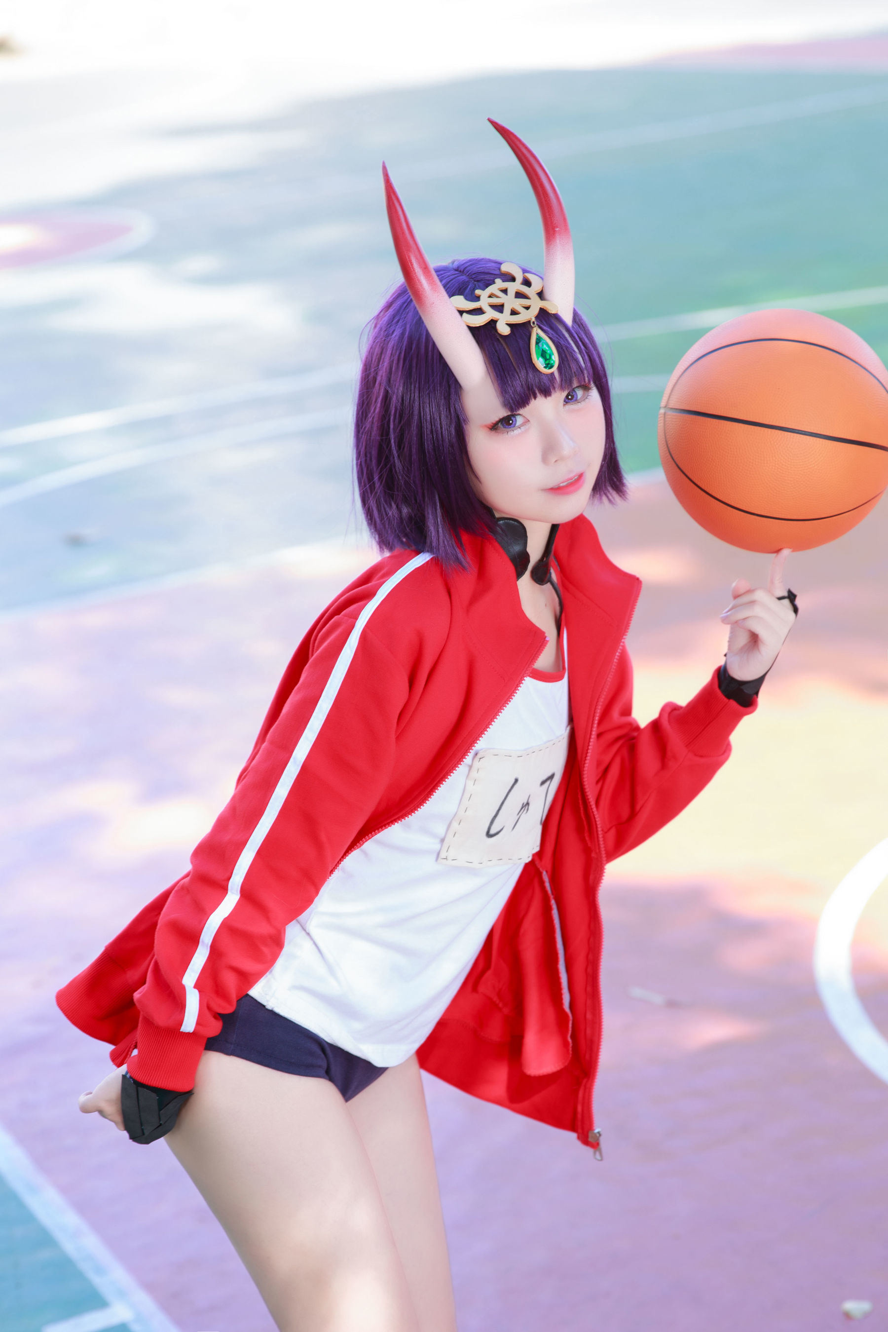 เน็ตไอดอล COSER 写真] บล็อกเกอร์อนิเมะ G44 จะไม่ได้รับบาดเจ็บ - โชเท็น ชุดยิมนาสติก