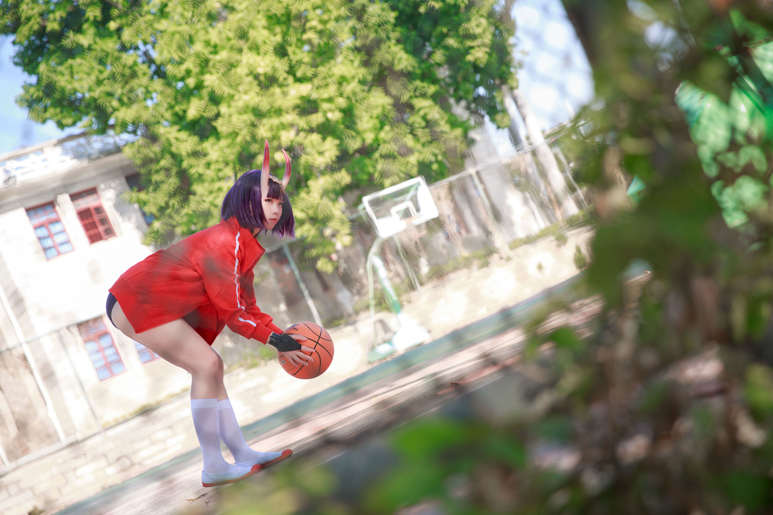 เน็ตไอดอล COSER 写真] บล็อกเกอร์อนิเมะ G44 จะไม่ได้รับบาดเจ็บ - โชเท็น ชุดยิมนาสติก