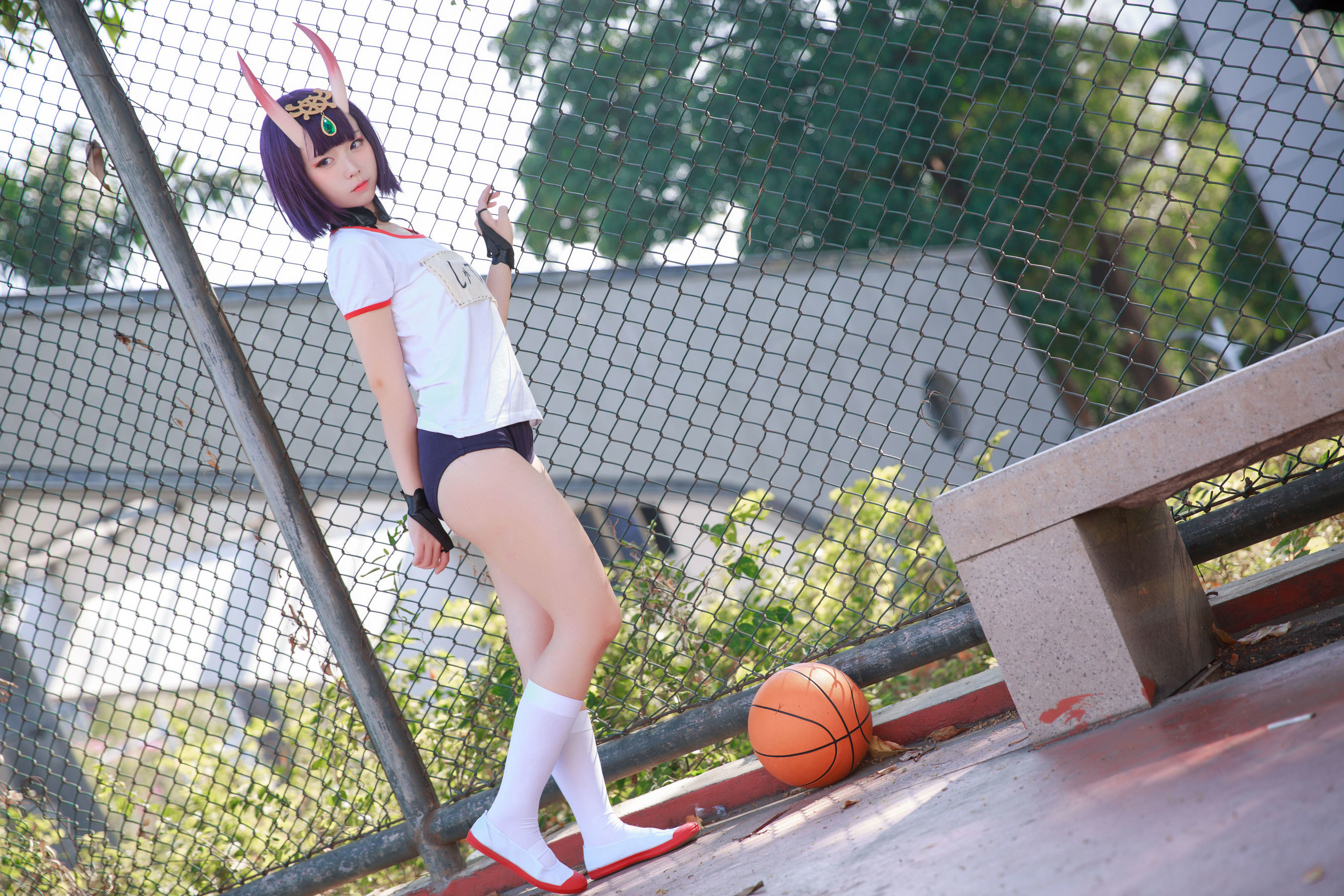 เน็ตไอดอล COSER 写真] บล็อกเกอร์อนิเมะ G44 จะไม่ได้รับบาดเจ็บ - โชเท็น ชุดยิมนาสติก