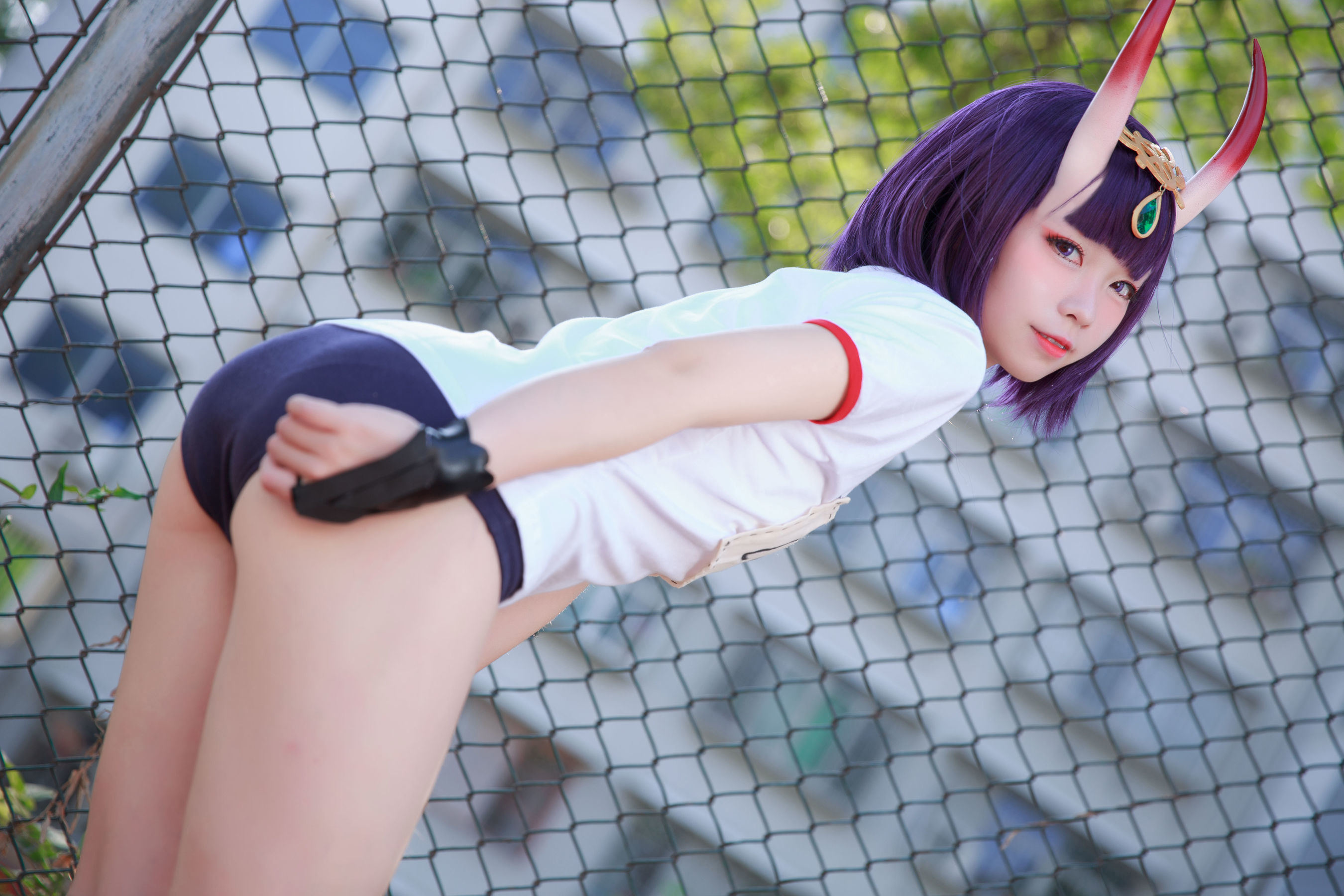 เน็ตไอดอล COSER 写真] บล็อกเกอร์อนิเมะ G44 จะไม่ได้รับบาดเจ็บ - โชเท็น ชุดยิมนาสติก