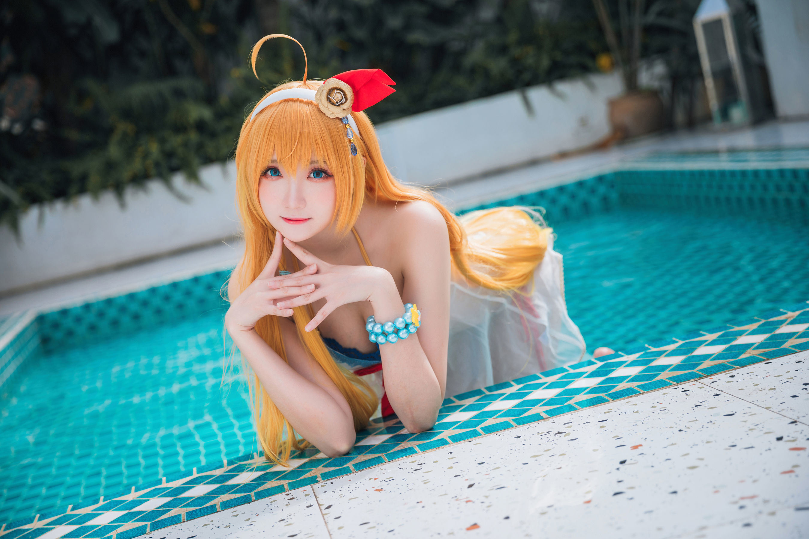 [网红COSER写真] Coser瓜希酱福利 - 公主连结 夏日御三家