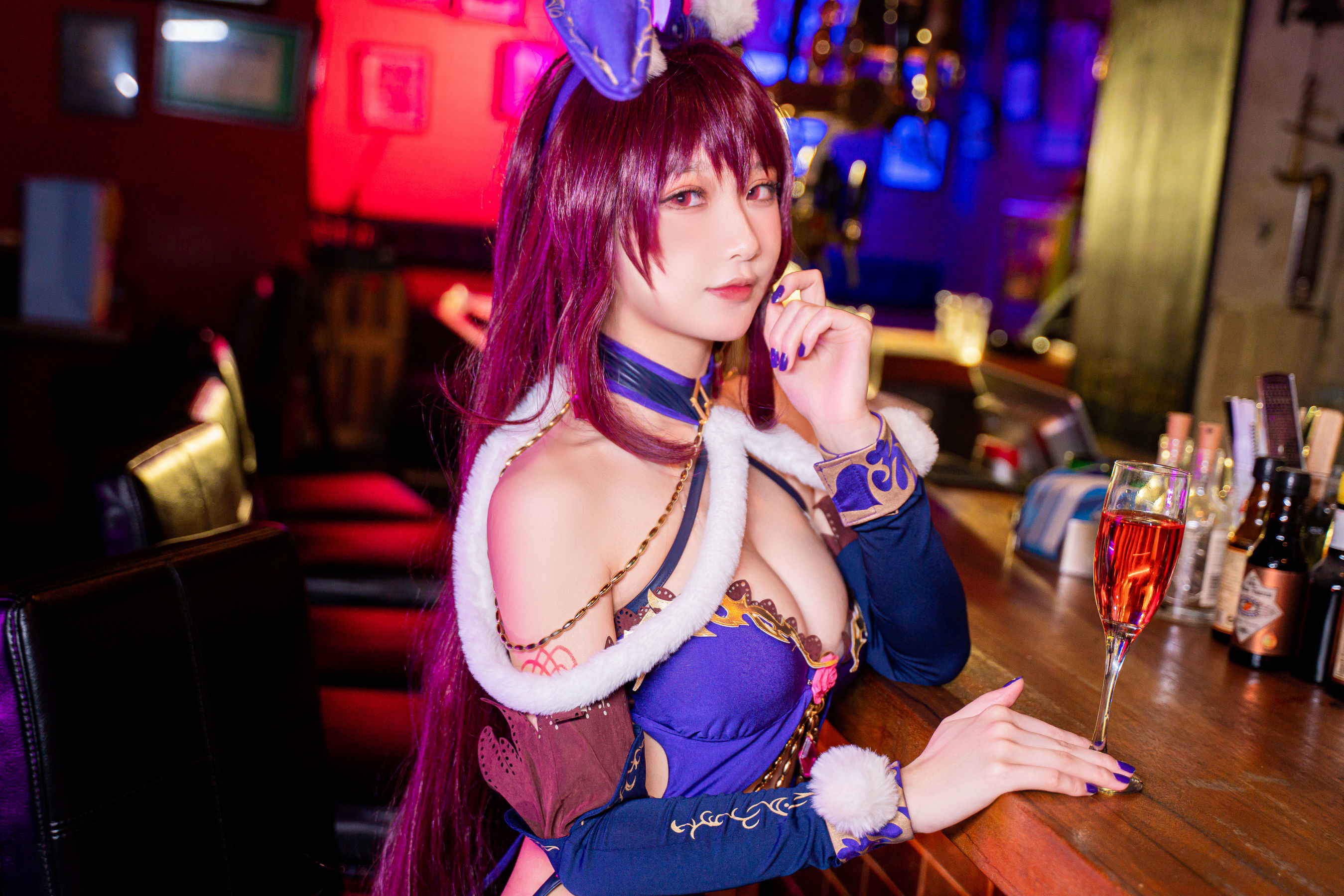 เน็ตไอดอลคอสเพลย์เยอร์写真] บล็อกเกอร์อนิเมะอาเปา ก็เป็นกระต่ายสาว - สคาทาชกระต่ายสาว