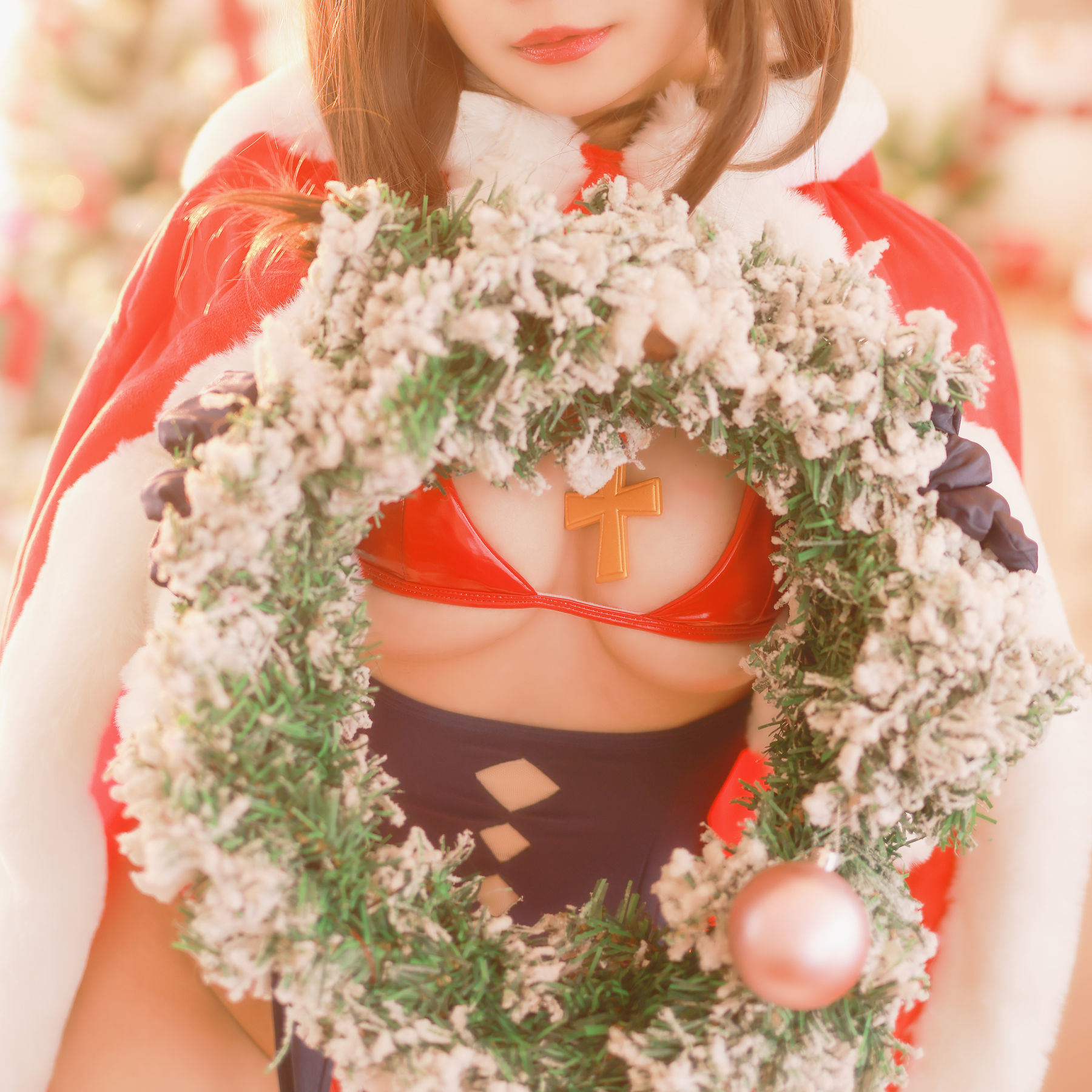 Internet Celebrity Cosplayer Photobook] Anime Blogger Rainight Xiao Yu - Christmas Rabbit