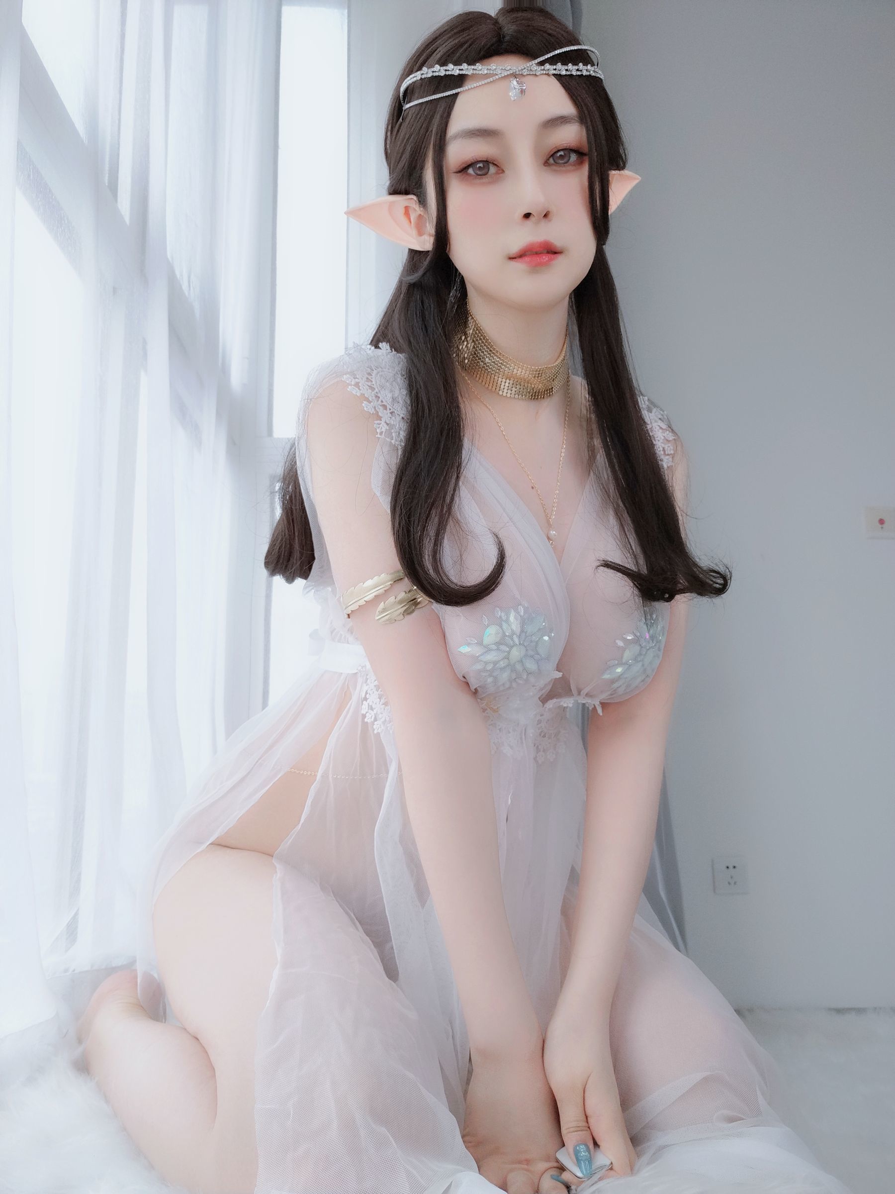 인터넷 유명인 코서 사진집] 코서 아가씨 바이인 - 엘프 보석 내의