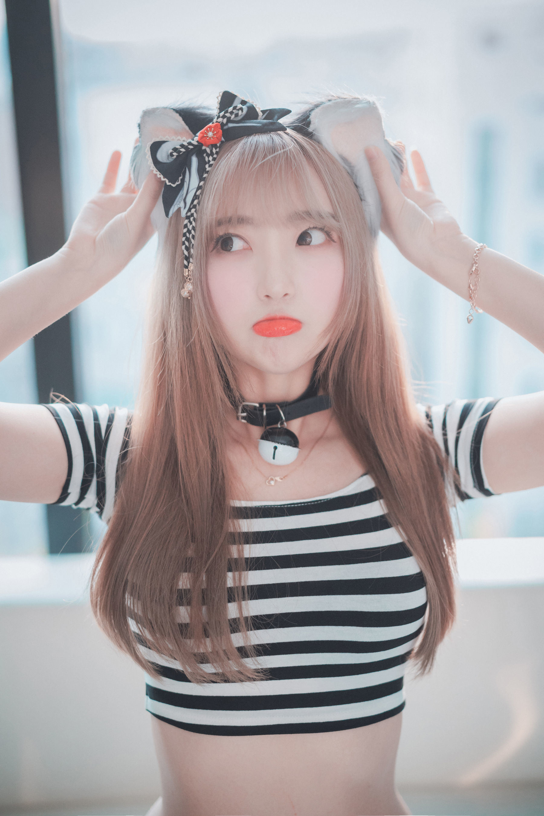 [DJAWA] Hanari - Catgirl in Stripes