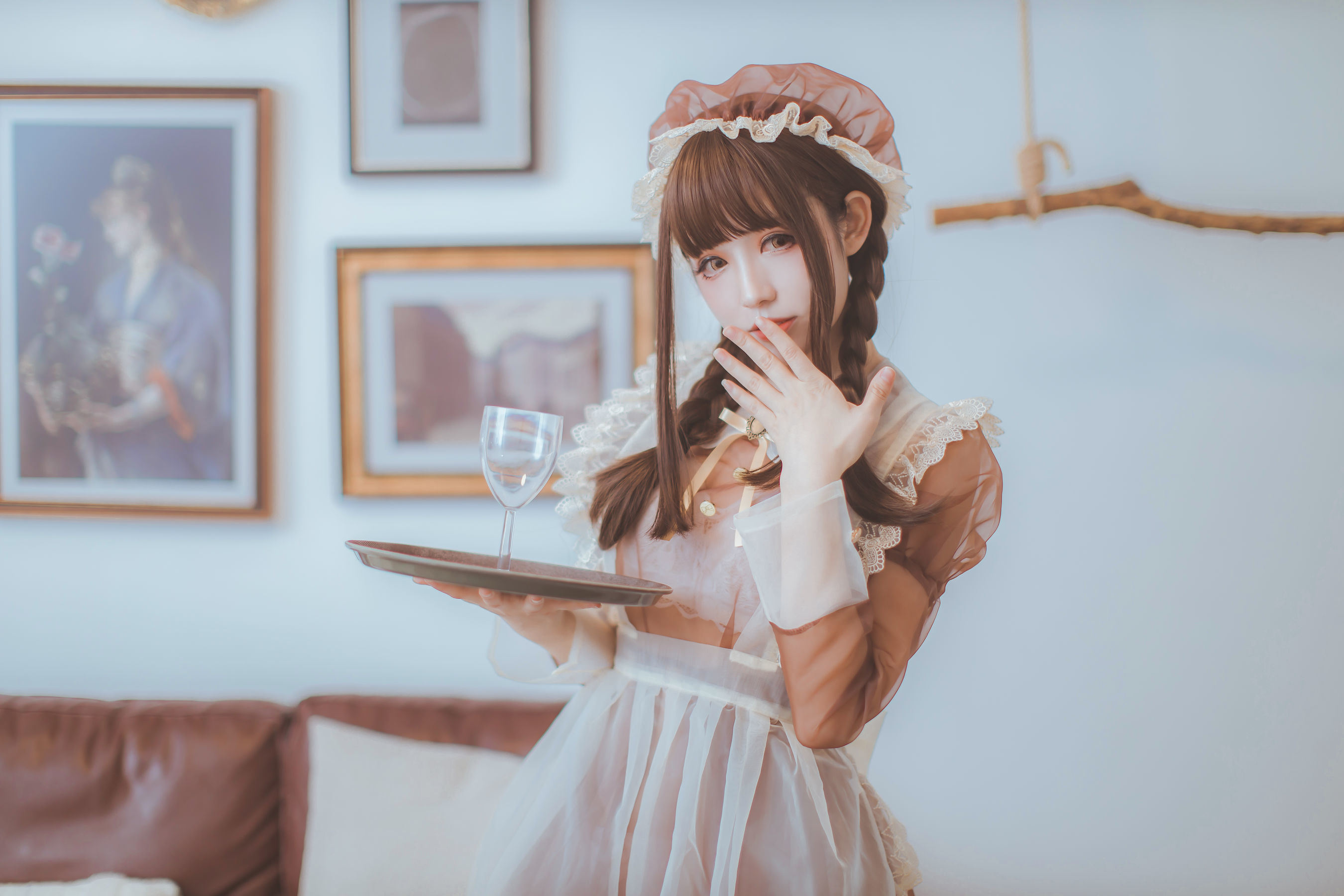 [网红COSER写真] Coser衣衣 - 透明女仆