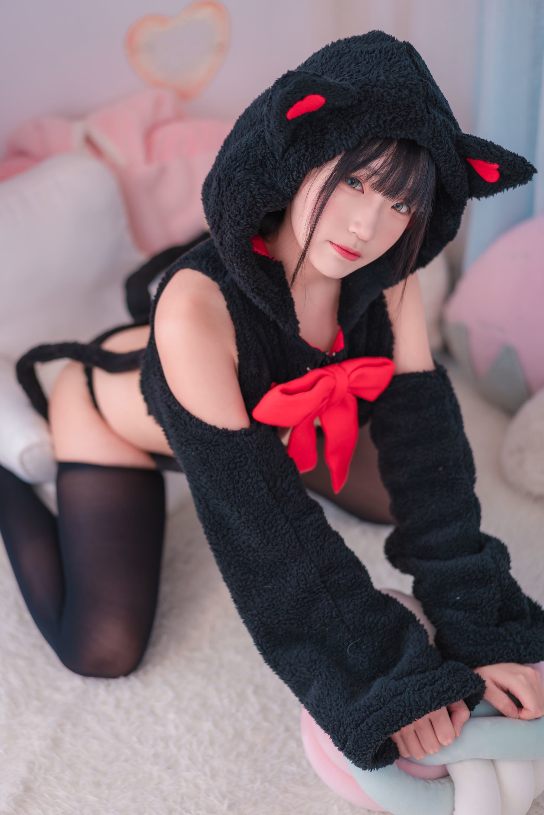 Internet Celebrity COSER Photobook] Anime Blogger Mime Mimi - Black Cat ~Meow Meow~