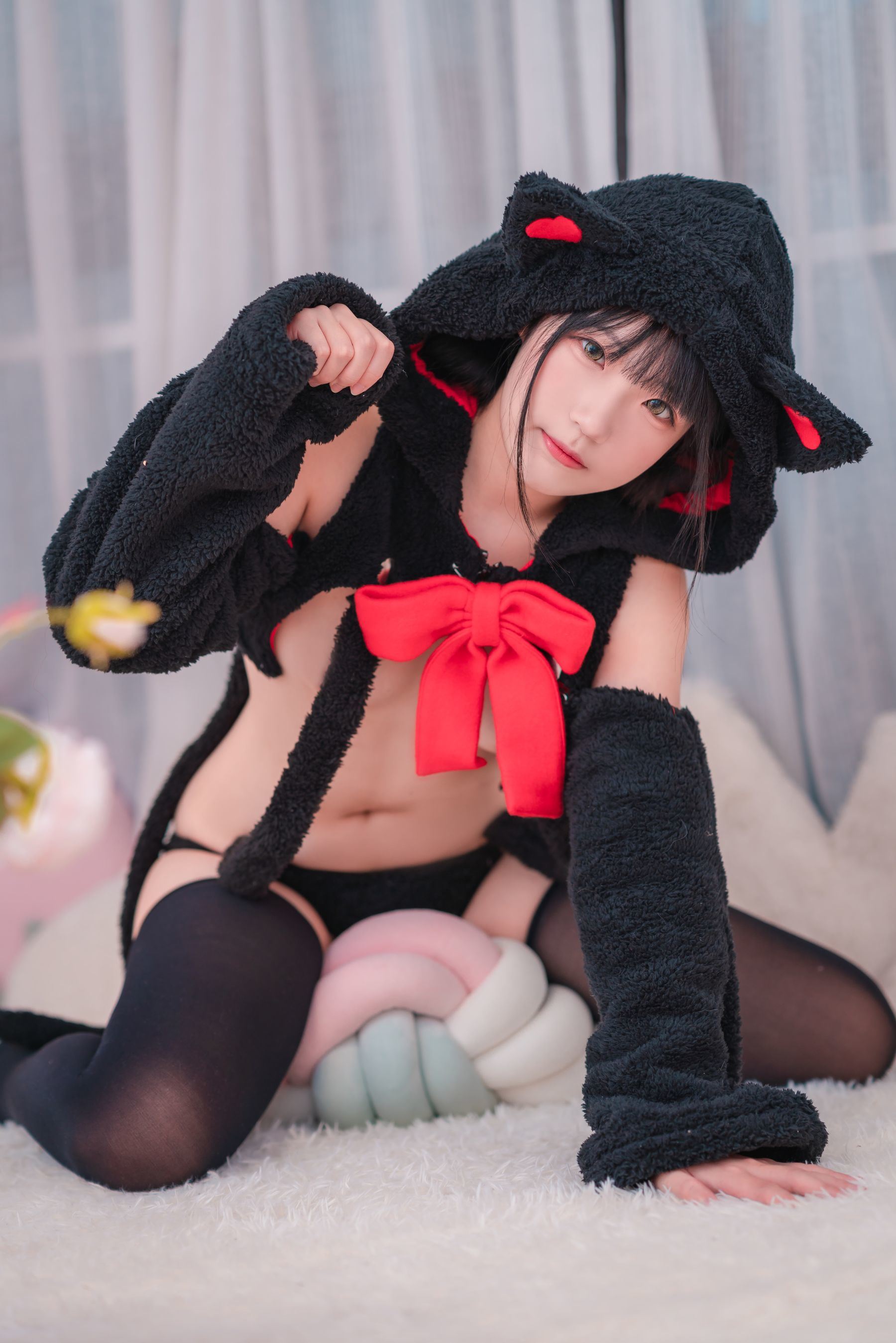 Internet Celebrity COSER Photobook] Anime Blogger Mime Mimi - Black Cat ~Meow Meow~