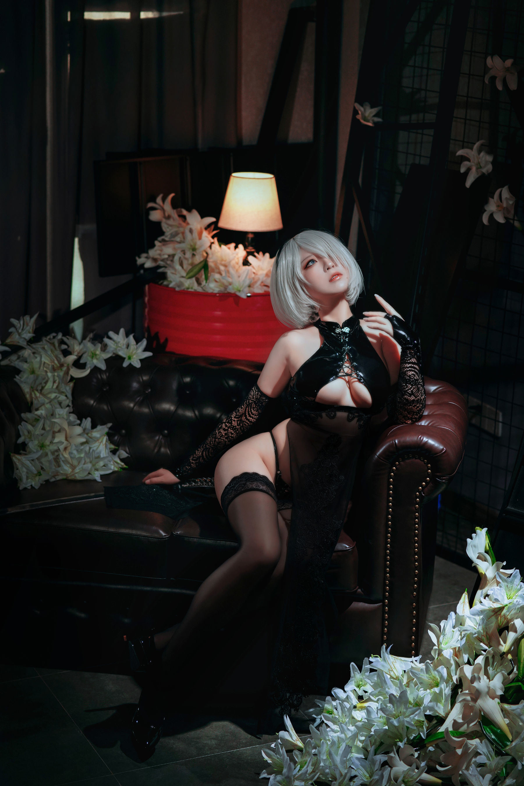 Ban Ban Zi คอสเพลย์ 2B Mi Yan Qipao