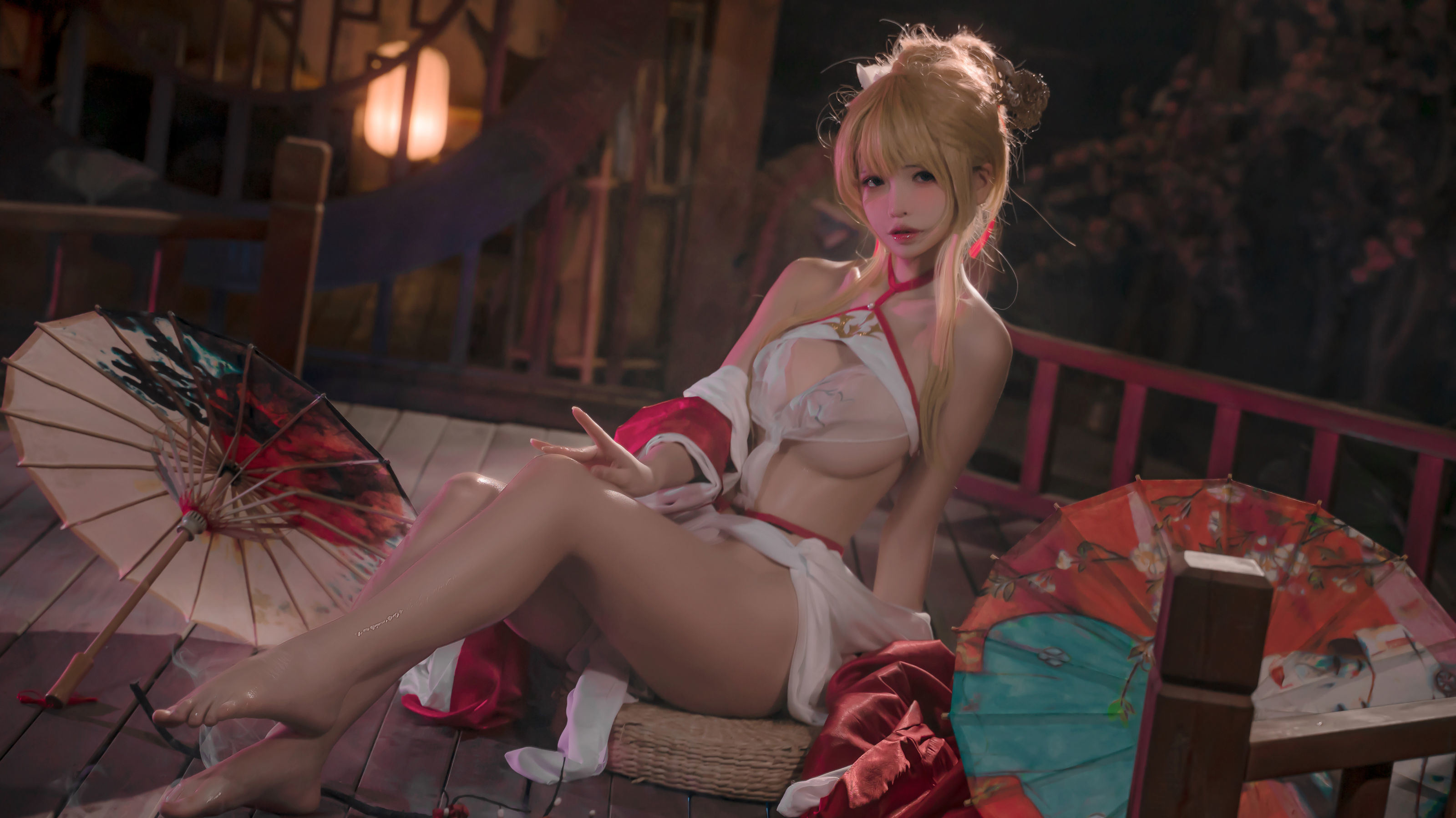 Sách ảnh Coser Nổi tiếng] Cô Keke - Azur Lane Glorious Lạnh Đêm Xuân Tuyết