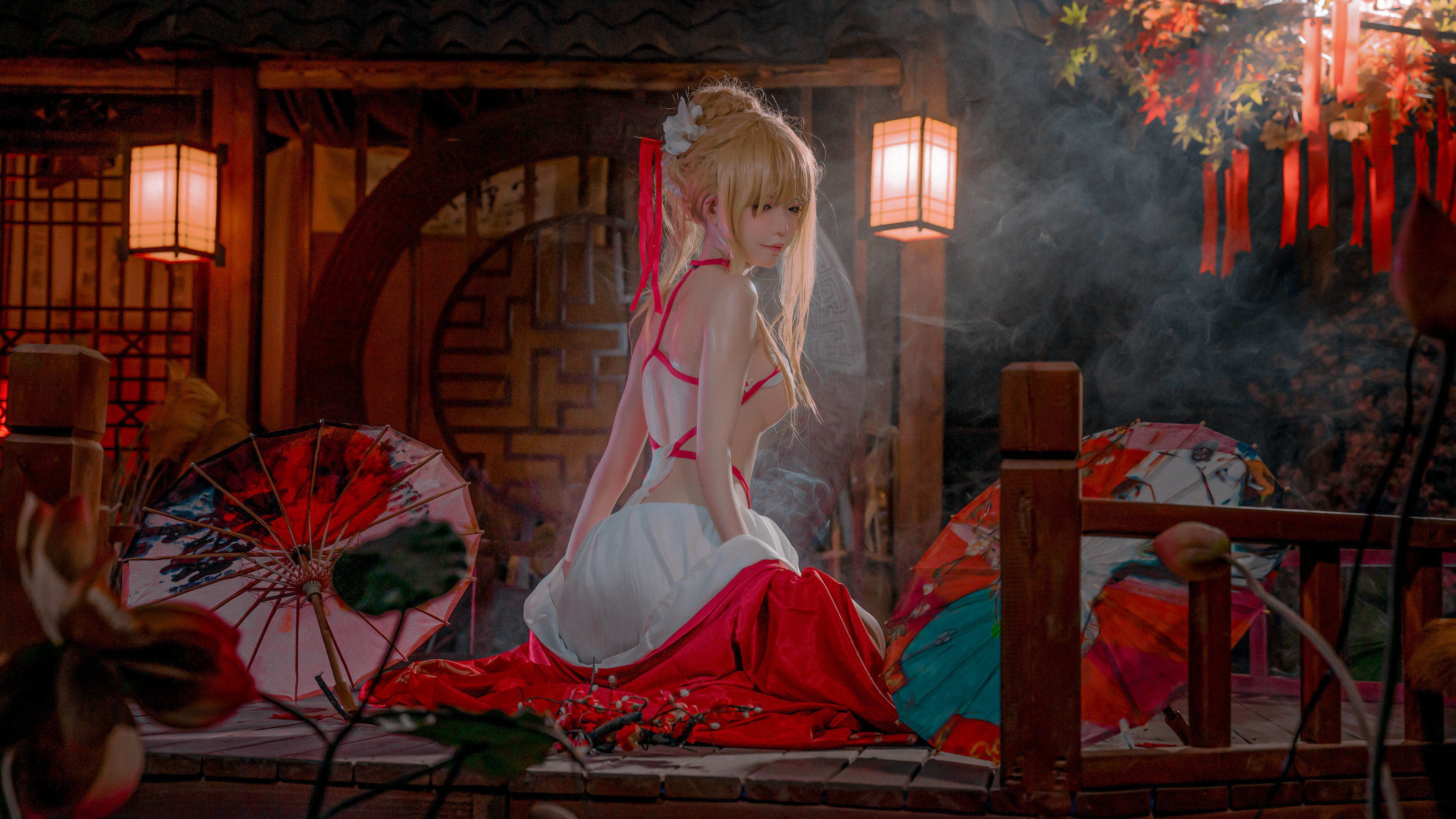 Sách ảnh Coser Nổi tiếng] Cô Keke - Azur Lane Glorious Lạnh Đêm Xuân Tuyết
