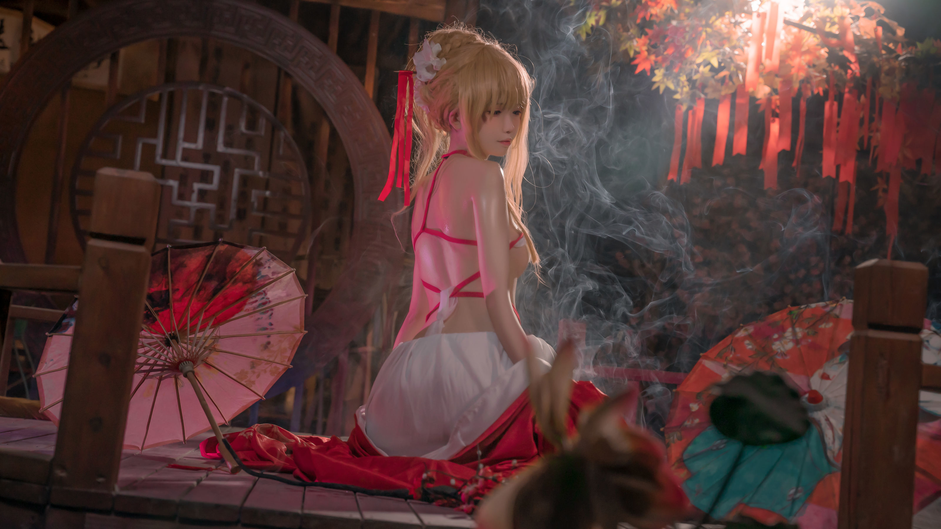Sách ảnh Coser Nổi tiếng] Cô Keke - Azur Lane Glorious Lạnh Đêm Xuân Tuyết