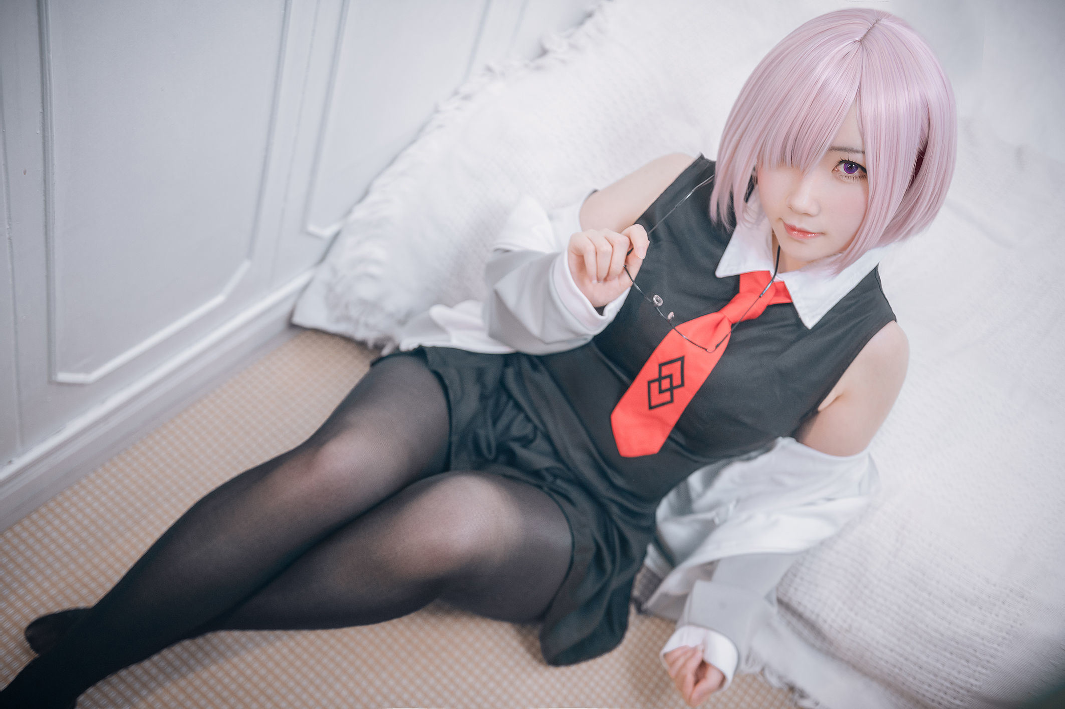 เน็ตไอดอล COSER 写真] สาวน่ารักที่มีเสน่ห์เซ็กซี่เล็กน้อย ชื่อเบนเม๊นเม๊น - มัชชูชุดปกติ และชุดชั้นในแมว