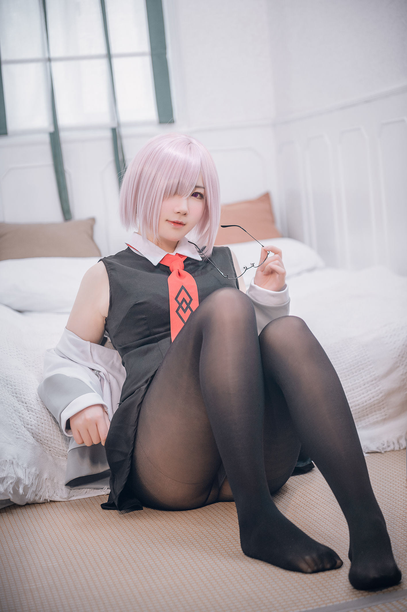 เน็ตไอดอล COSER 写真] สาวน่ารักที่มีเสน่ห์เซ็กซี่เล็กน้อย ชื่อเบนเม๊นเม๊น - มัชชูชุดปกติ และชุดชั้นในแมว