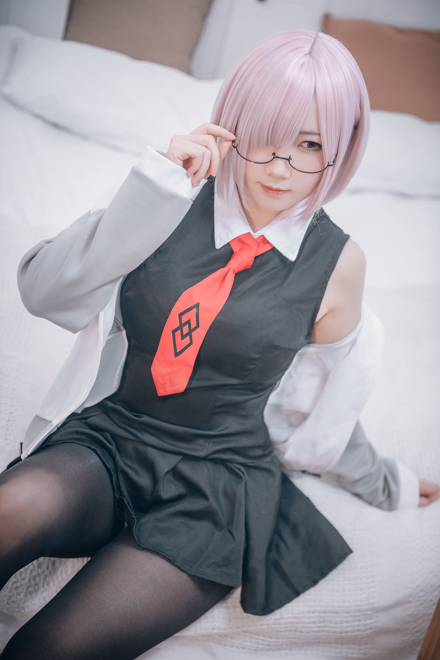 เน็ตไอดอล COSER 写真] สาวน่ารักที่มีเสน่ห์เซ็กซี่เล็กน้อย ชื่อเบนเม๊นเม๊น - มัชชูชุดปกติ และชุดชั้นในแมว