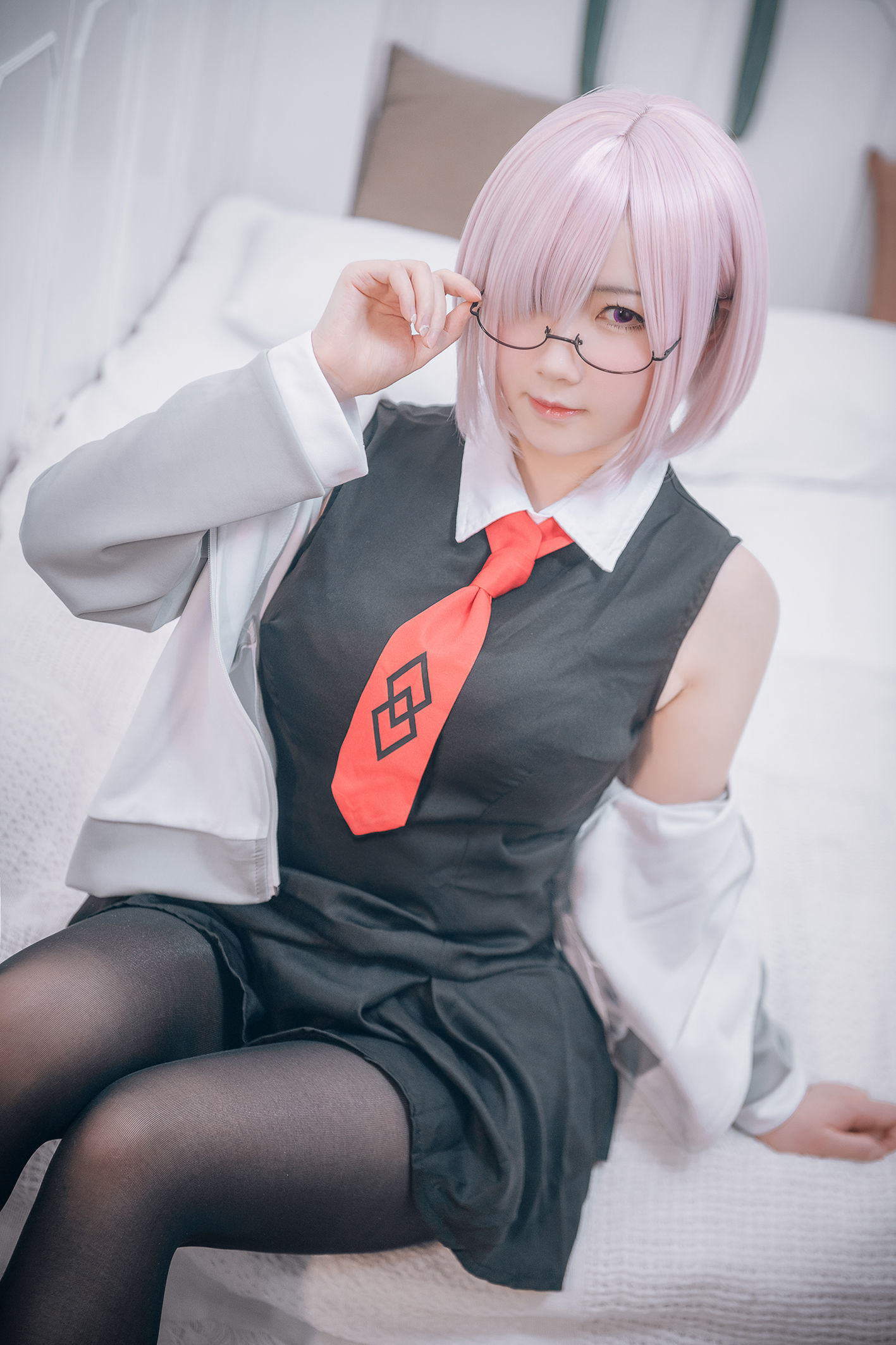 เน็ตไอดอล COSER 写真] สาวน่ารักที่มีเสน่ห์เซ็กซี่เล็กน้อย ชื่อเบนเม๊นเม๊น - มัชชูชุดปกติ และชุดชั้นในแมว