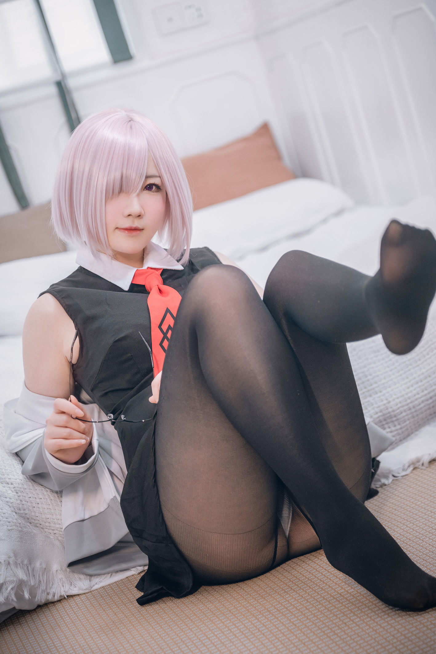 เน็ตไอดอล COSER 写真] สาวน่ารักที่มีเสน่ห์เซ็กซี่เล็กน้อย ชื่อเบนเม๊นเม๊น - มัชชูชุดปกติ และชุดชั้นในแมว