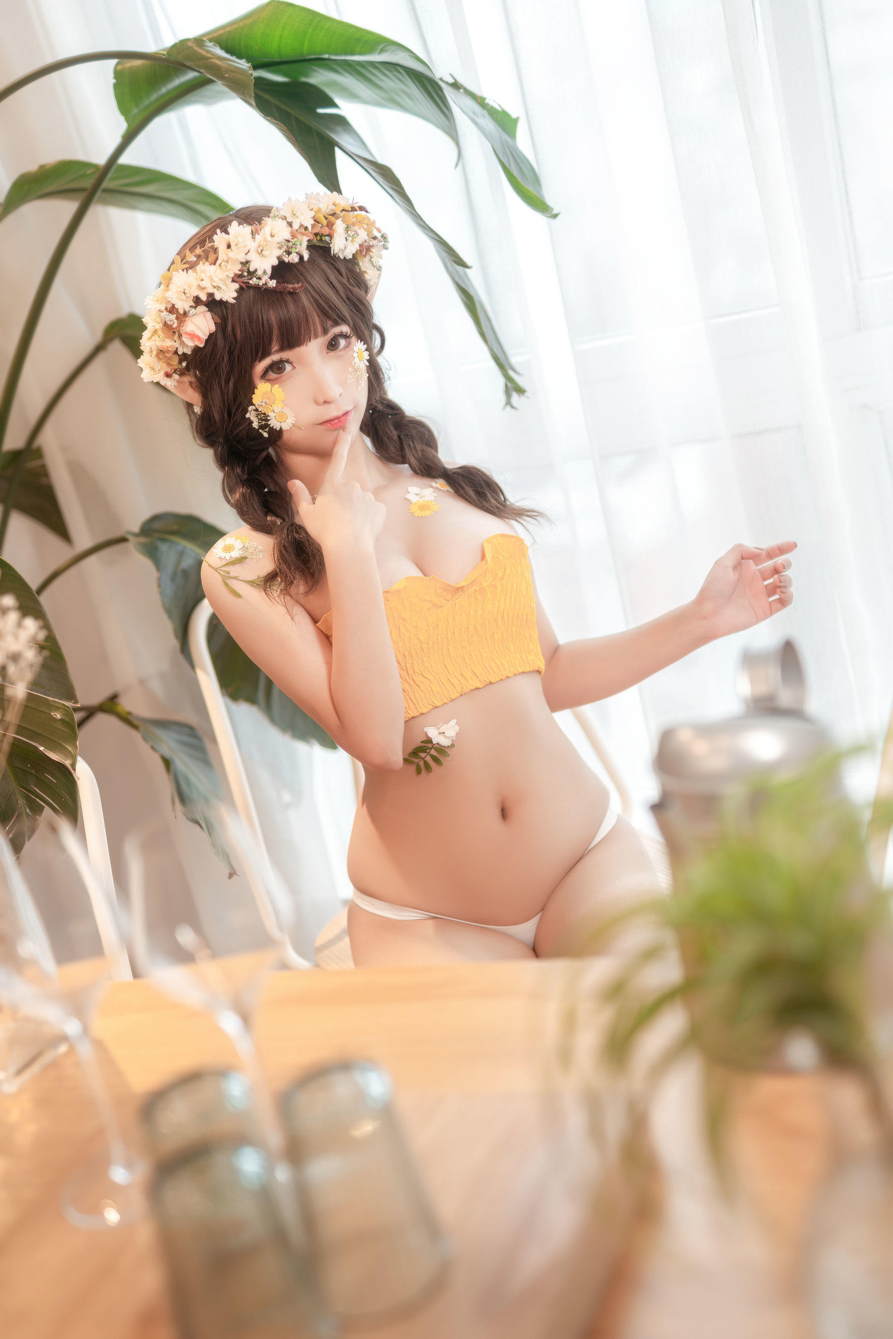 ネット紅人COSER写真] アニメブロガー チュンモモ - 尖耳の国度 花の妖精