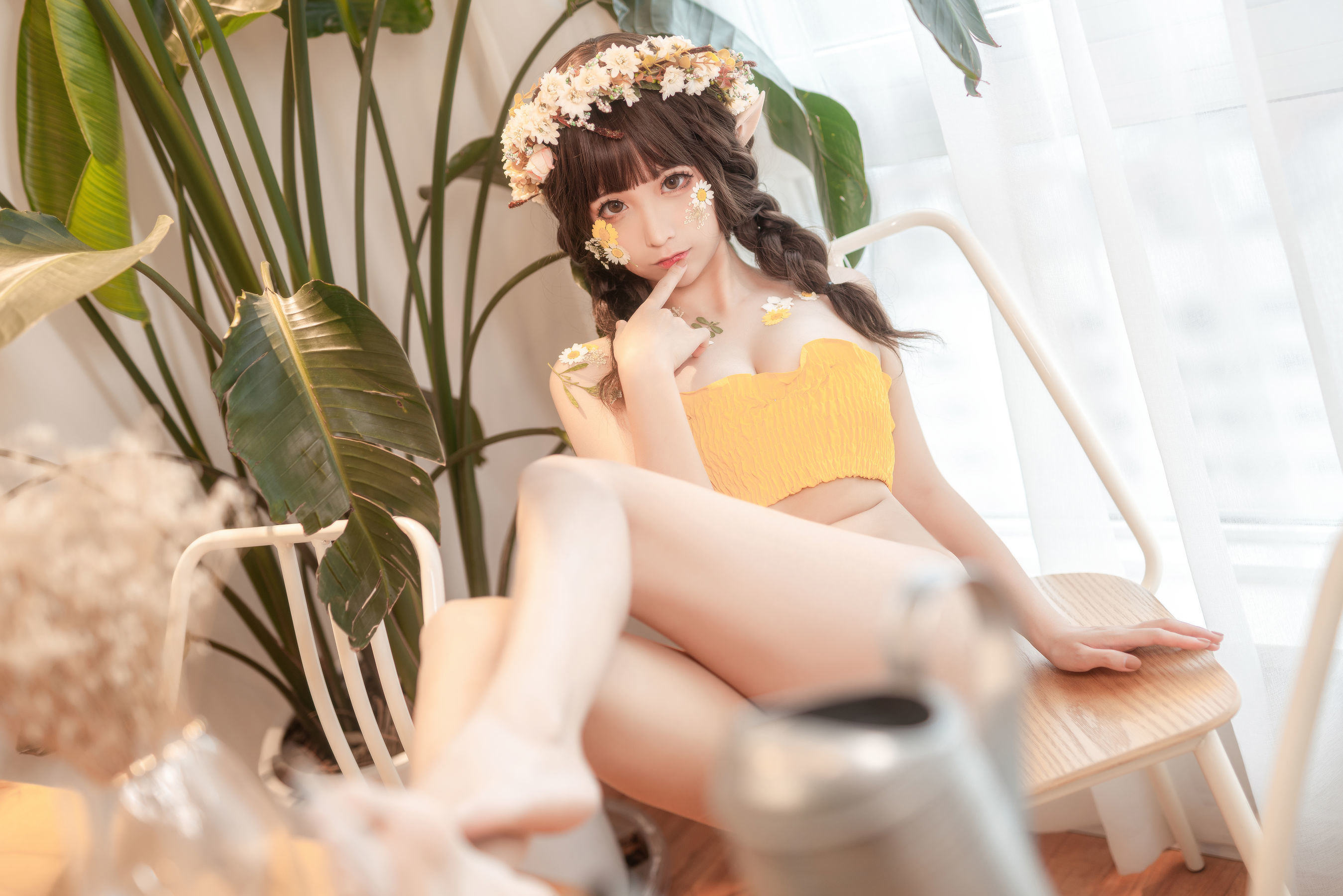 ネット紅人COSER写真] アニメブロガー チュンモモ - 尖耳の国度 花の妖精